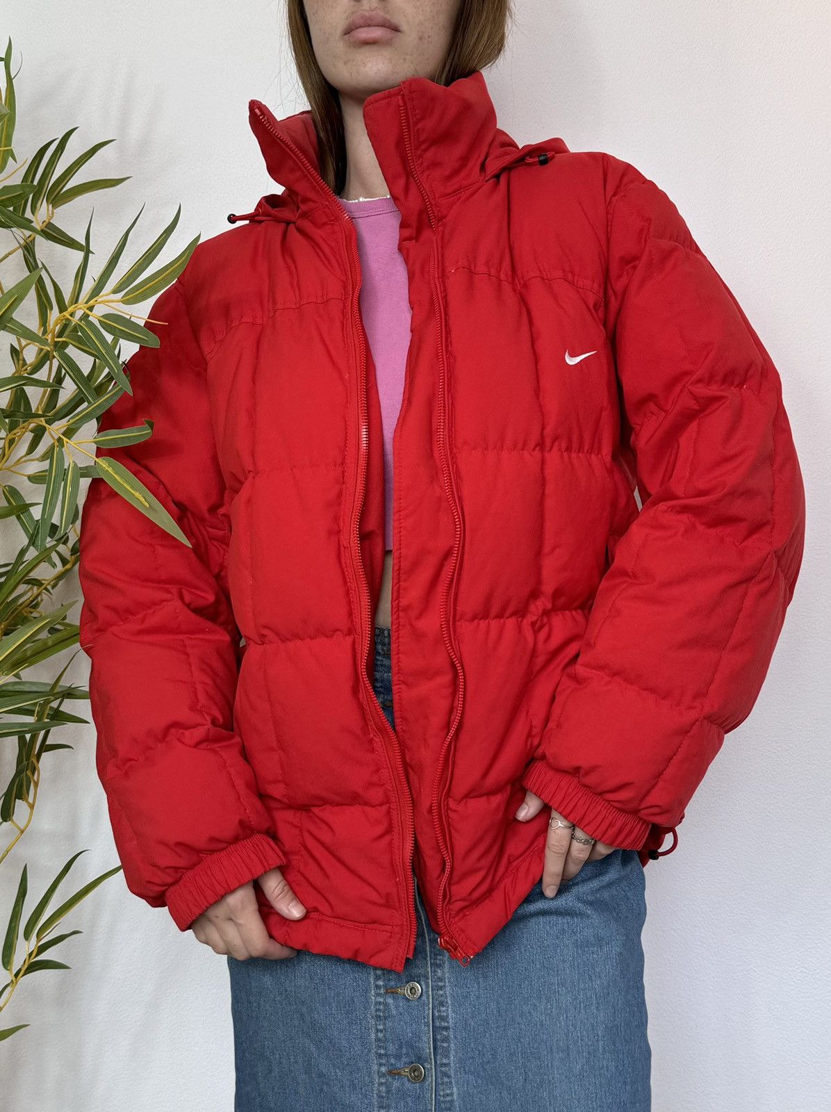 Nike VINTAGE NIKE 2000s WAFFLE STYLE DOWN PUFFER JACKET Size US M / EU 48-50 / 2 - 4 Thumbnail