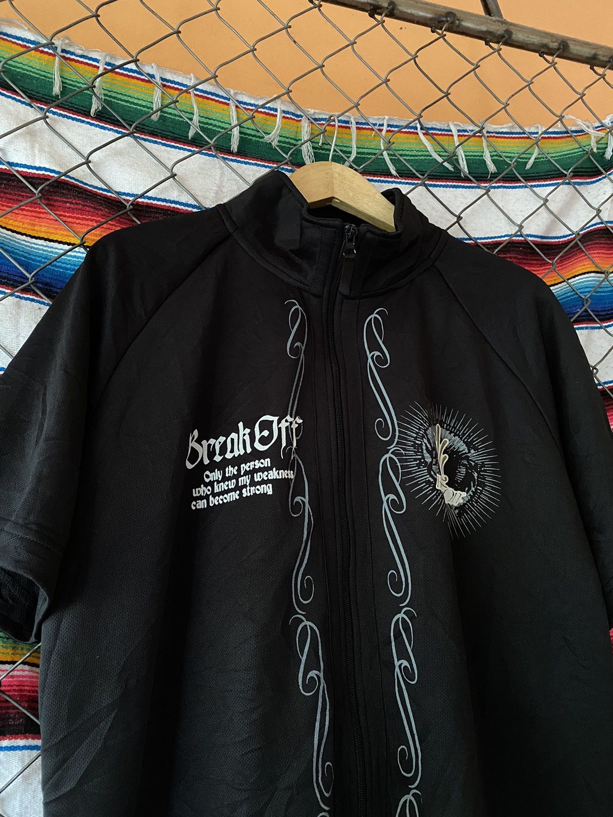 If Six Was Nine Break off Punk Harajuku style Shirt Zipper Size US L / EU 52-54 / 3 - 4 Thumbnail