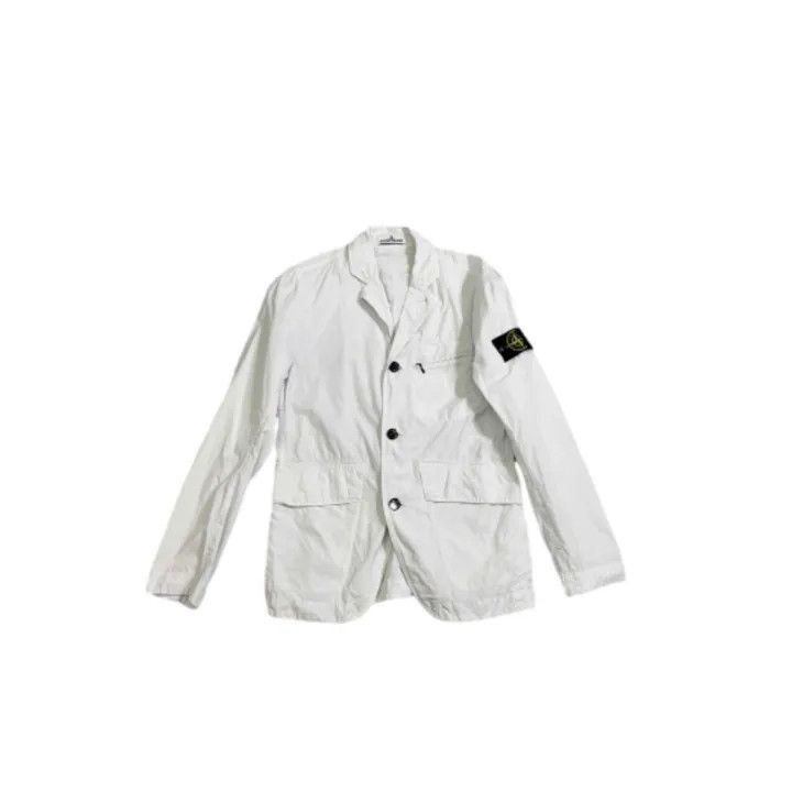 Stone Island Stone Island White Button-Up Jacket for Men Size US XS / EU 42 / 0 - 1 Thumbnail