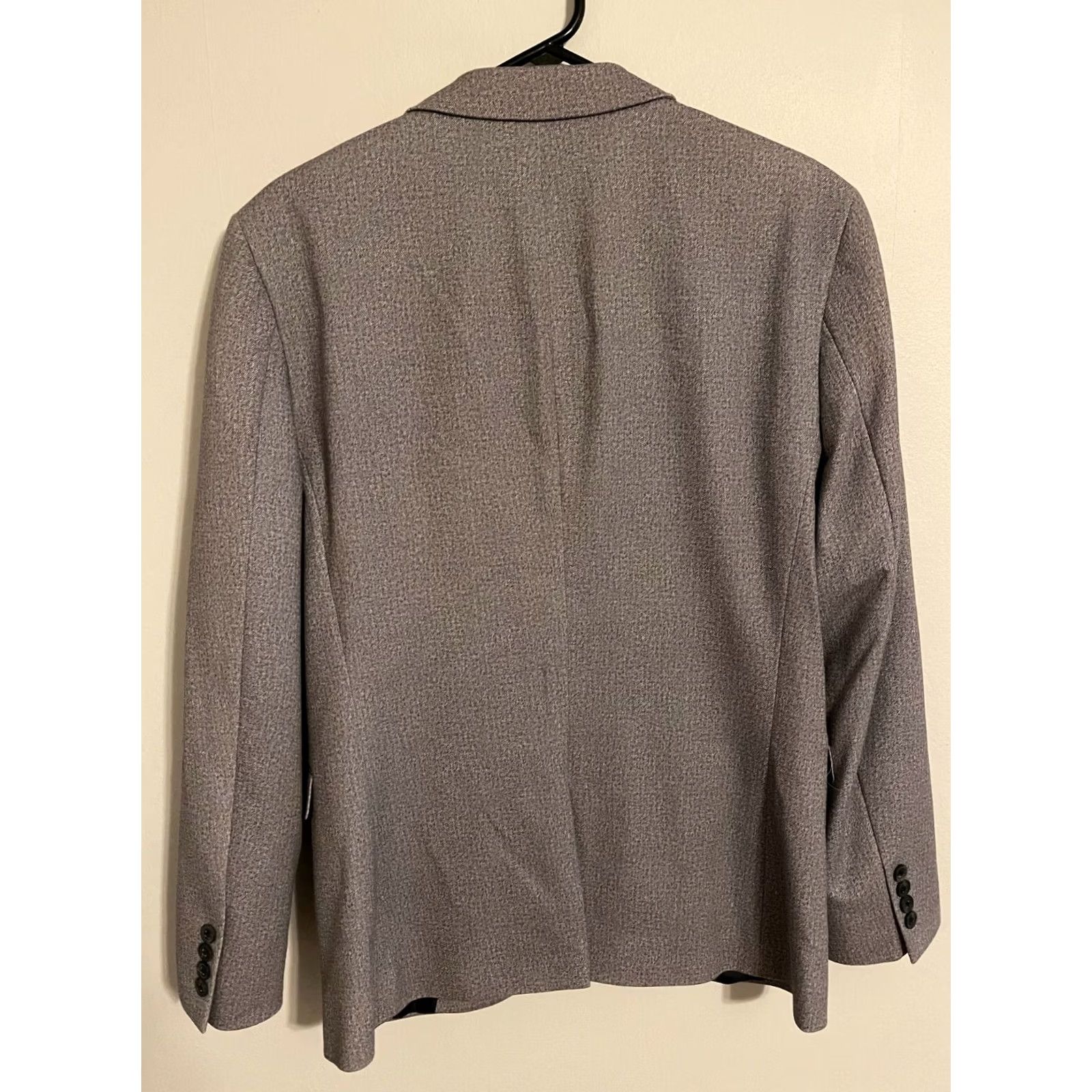 Topman Topman Mens Sport Coat Jacket - Gray Polyester Blend Blazer - 40 Size Size 40R - 3 Thumbnail