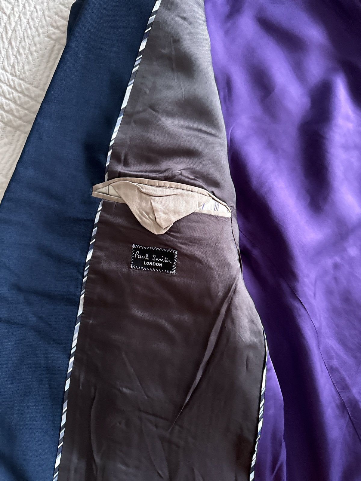 Paul Smith Paul Smith the byard Fit blazer Jacket Coat Blue Retail $805 Size 42R - 3 Thumbnail