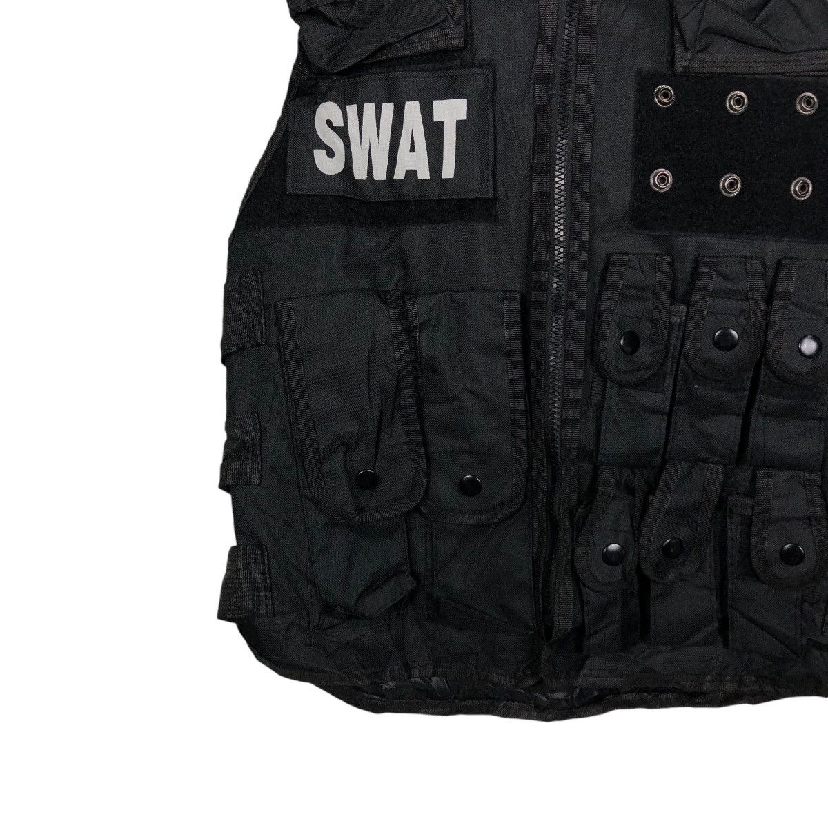 Japanese Brand VINTAGE UTILITY MULTI POCKET PARACHUTE DESIGN SWAT BIG LOGO Size US M / EU 48-50 / 2 - 6 Thumbnail
