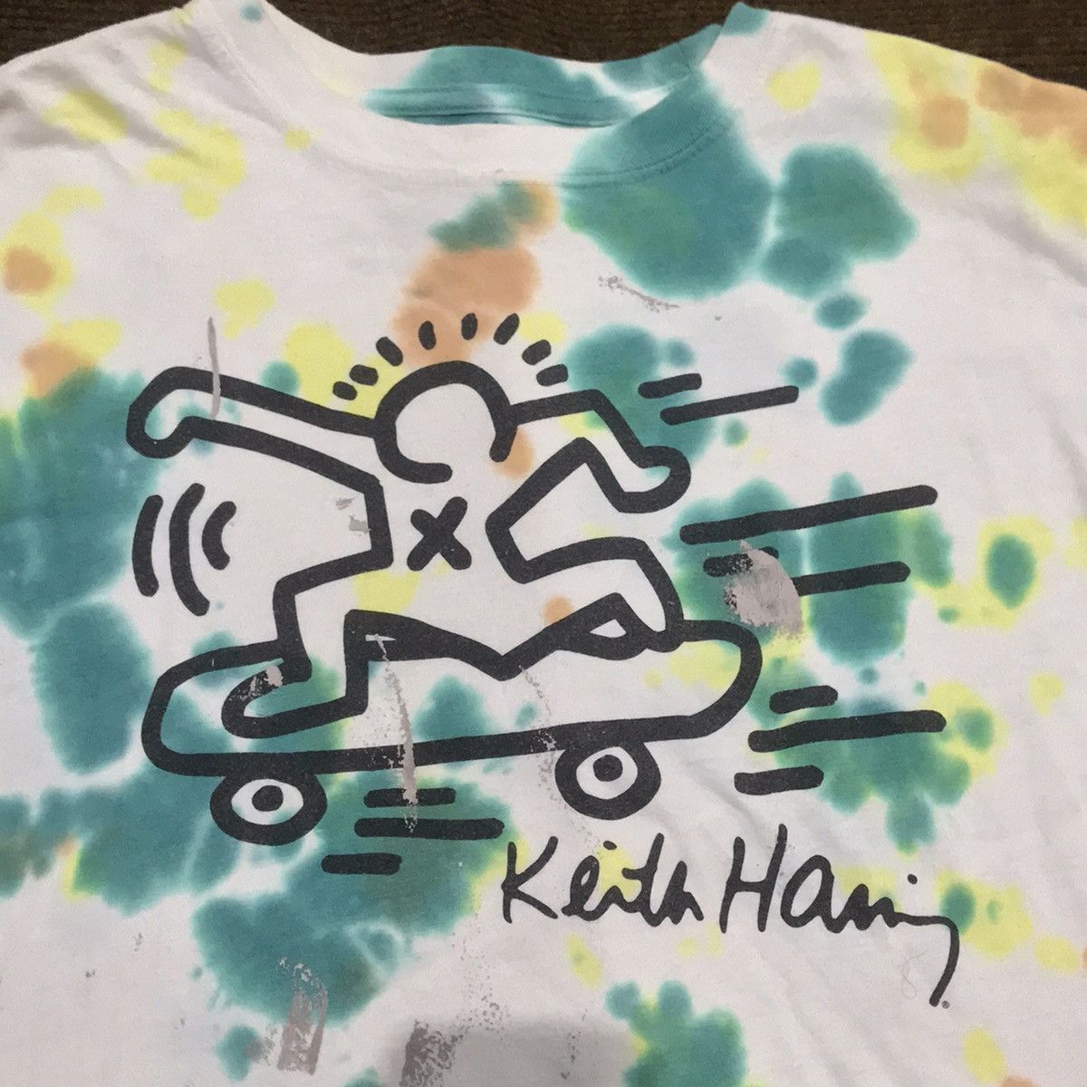Keith Haring Keith Haring tshirt Tee Tie Dye Camouflage size m grafitti Size US M / EU 48-50 / 2 - 5 Thumbnail