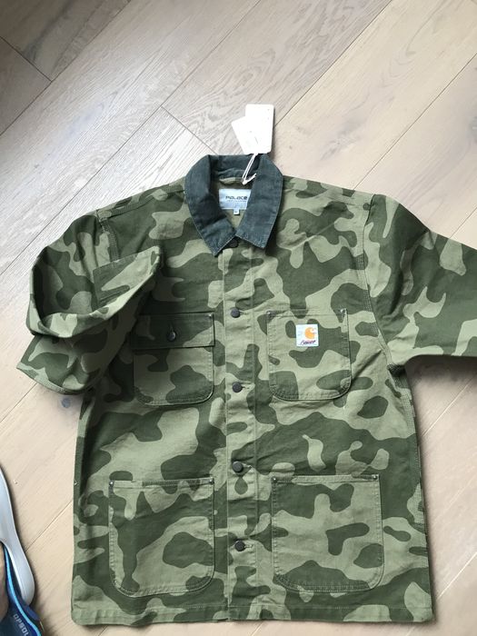 Palace Palace Carhartt WIP Michigan Coat Jacket camo | Grailed