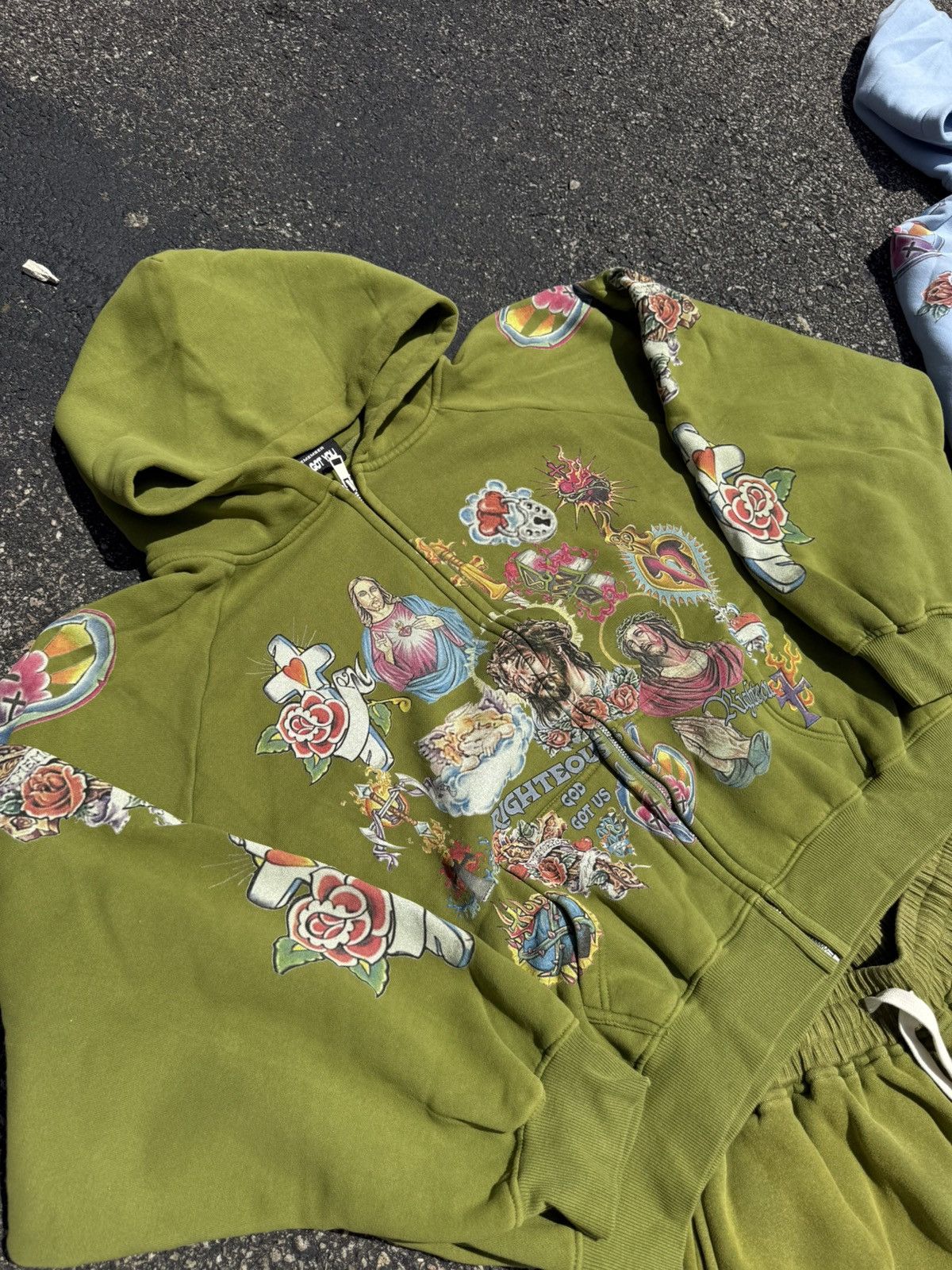 Other We Are Righteous Risen King Zip Up Hoodie Size XL Size US XL / EU 56 / 4 - 2 Thumbnail