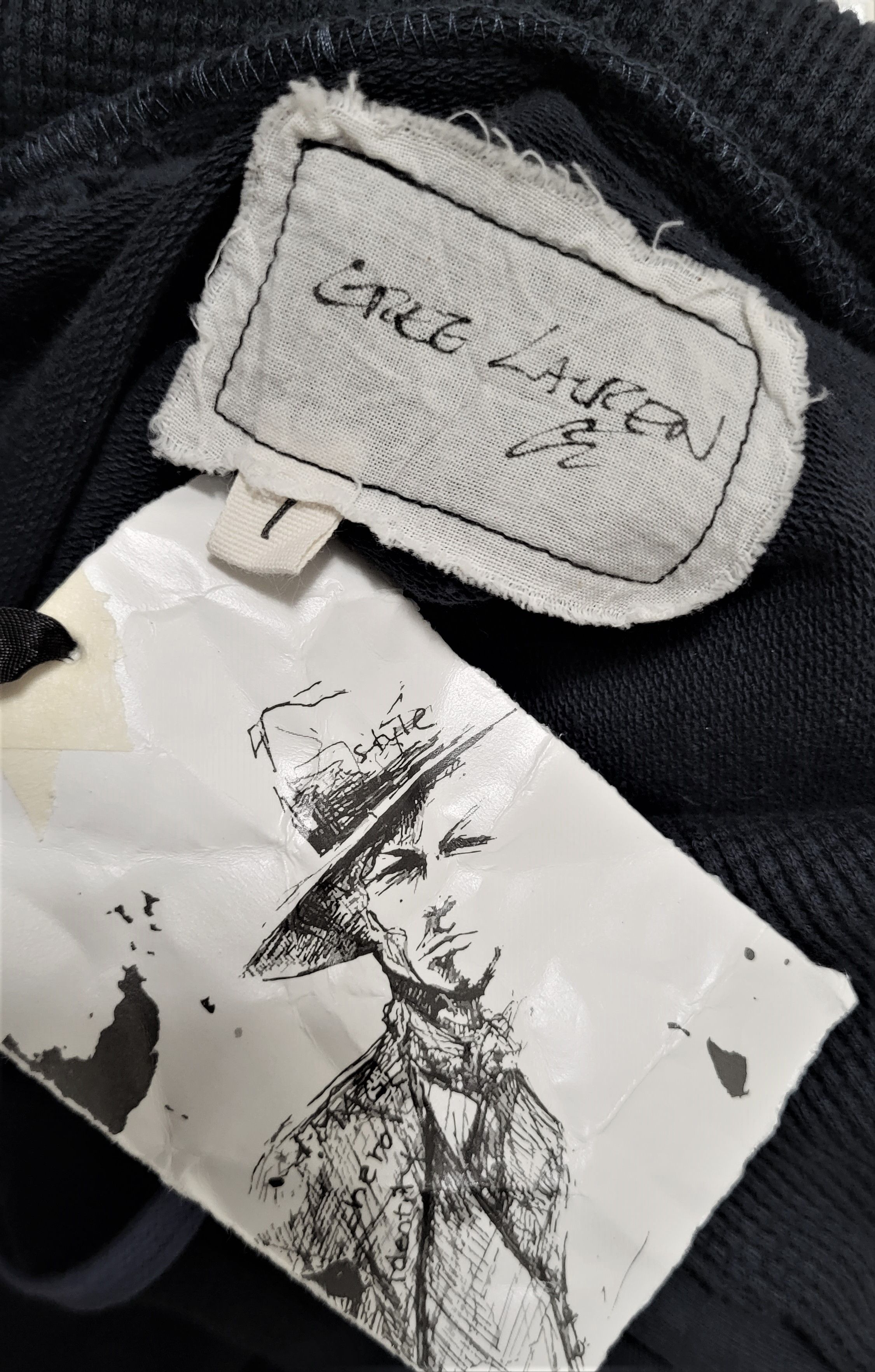 Greg Lauren $1.3k 50/50 Navy Puffy Split Hoodie Size US S / EU 44-46 / 1 - 4 Thumbnail