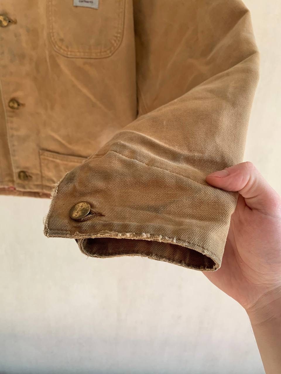 Carhartt Vintage 70s Carhartt Detroit Jacket USA Cropped M Size Size US M / EU 48-50 / 2 - 8 Thumbnail