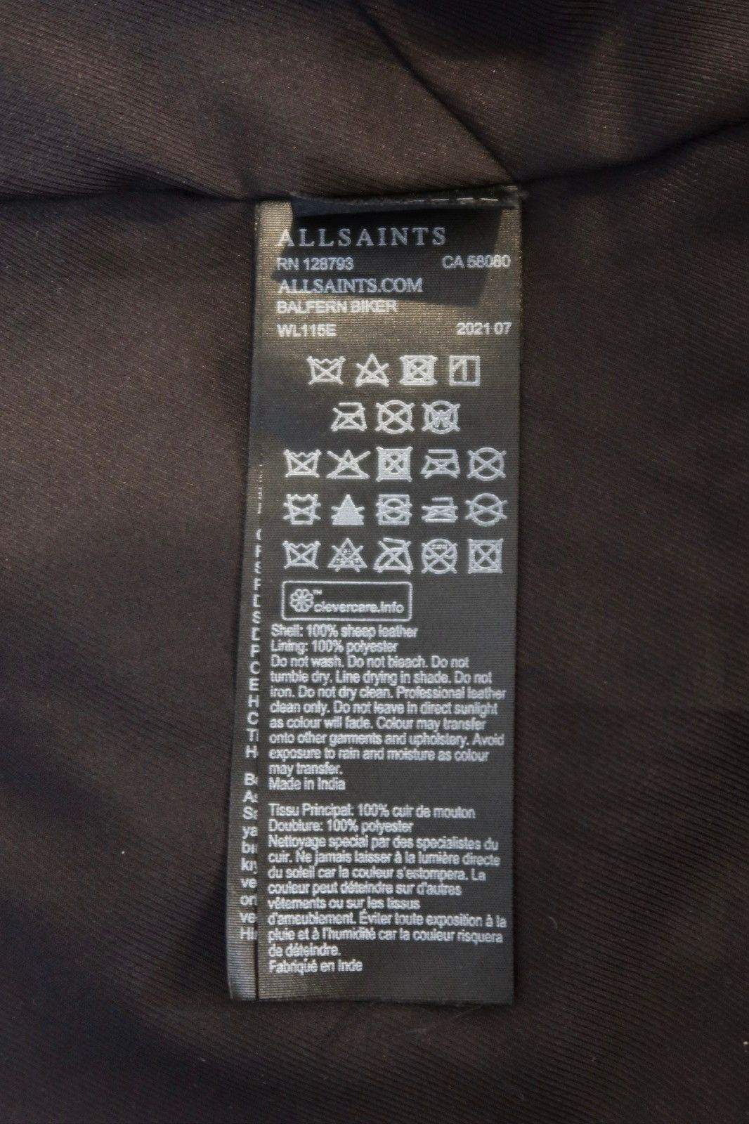 Allsaints All Saints Leather Jacket Size M / US 6-8 / IT 42-44 - 5 Thumbnail
