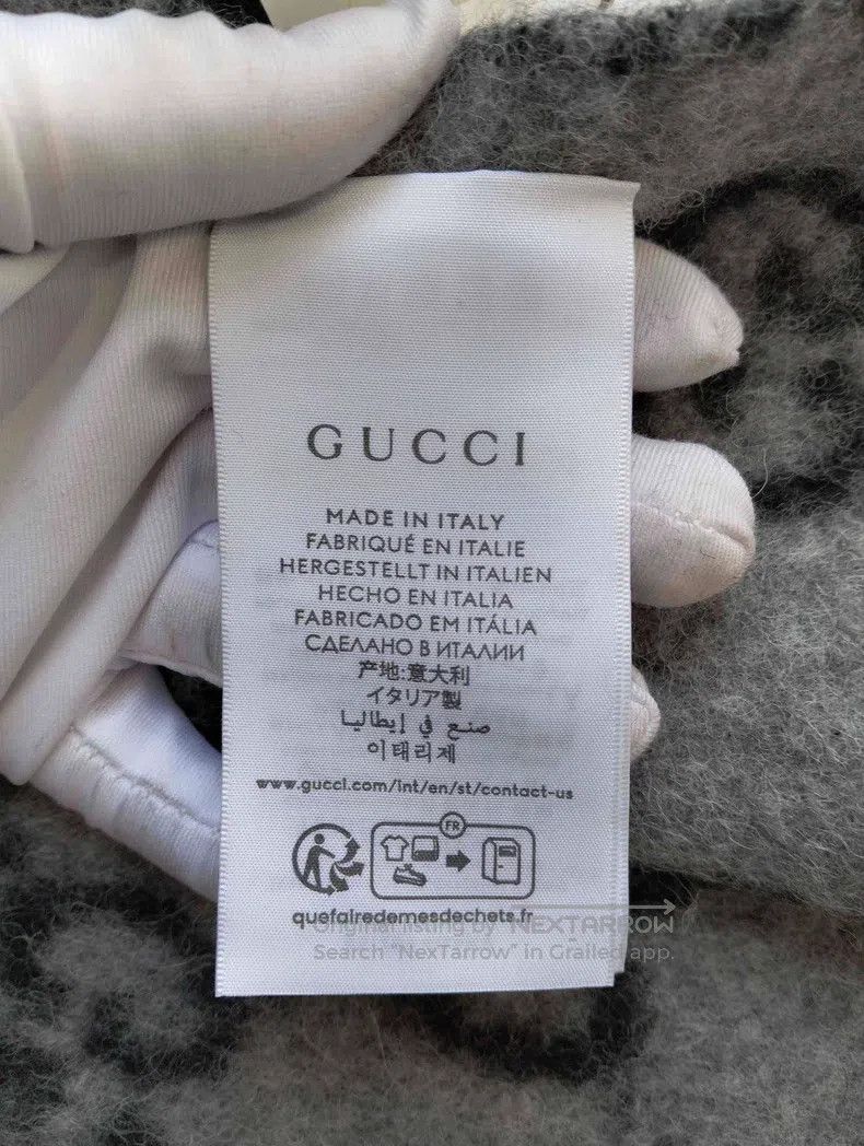 Gucci Gucci Double G jacquard knitted tassel double-sided wool s Size ONE SIZE - 4 Thumbnail