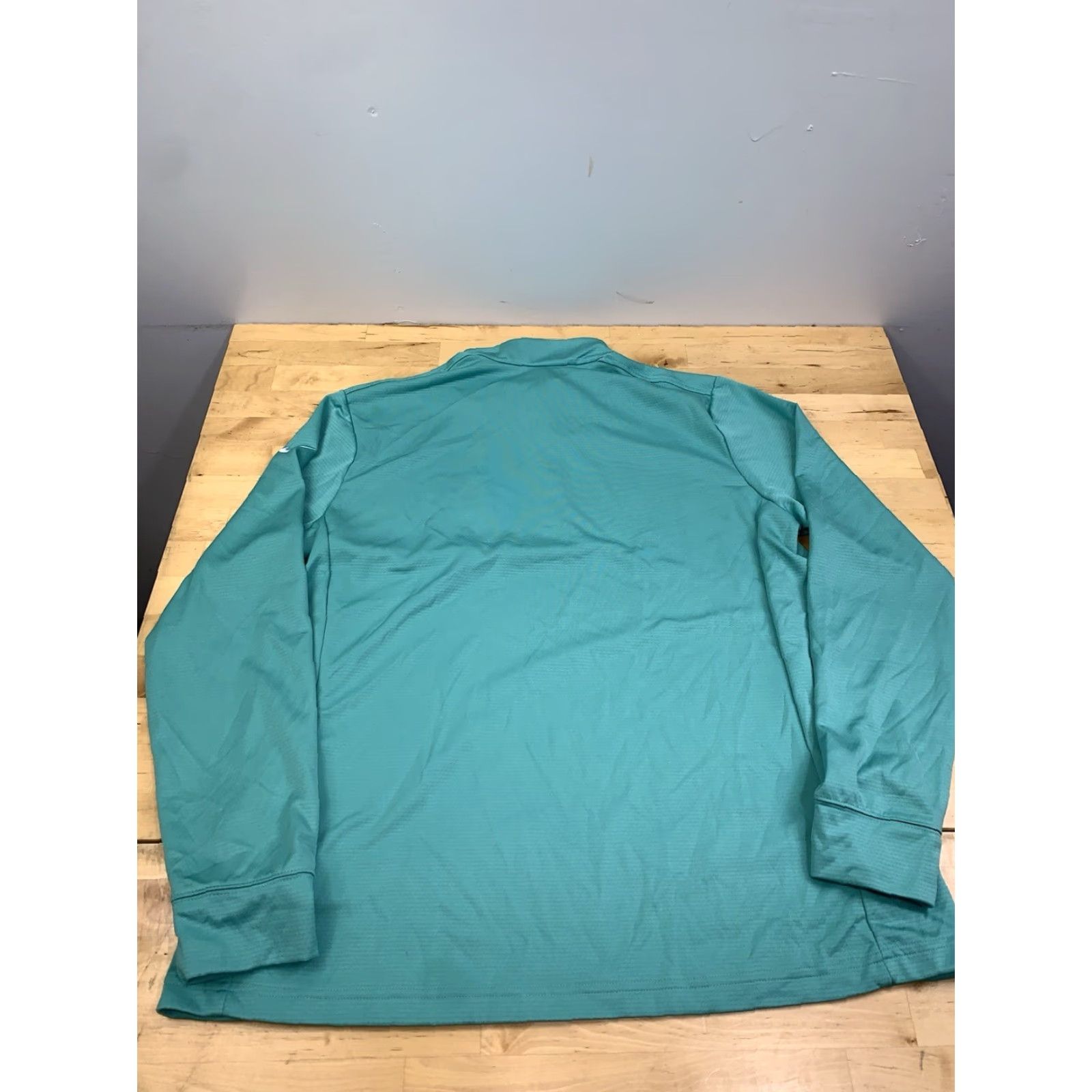 Nike Nike Sweatshirt Womens XL Green 1/4 Zip Pullover Mock Neck Dri-FIT Golf Activewear Stretch Size XL / US 12-14 / IT 48-50 - 8 Thumbnail