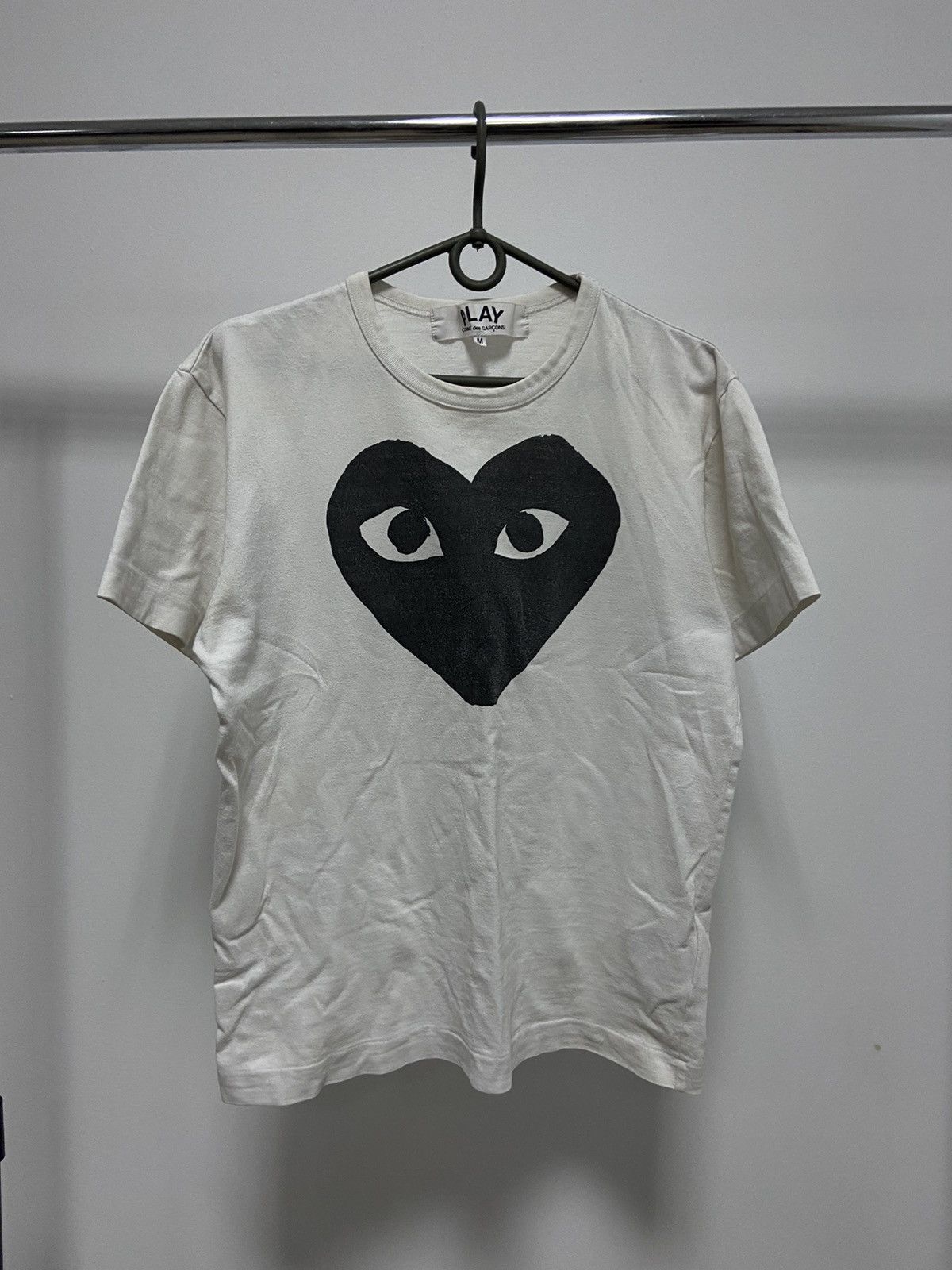 Comme des Garcons PLAY Play Come Des Garcons Vintage T Shirt Big Logo Size US M / EU 48-50 / 2 - 1 Thumbnail
