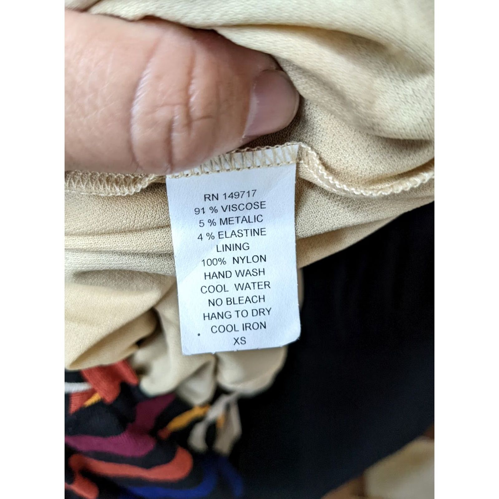 Rainbow Elana Kattan Rainbow Striped Elbow Sleeve Fit Flare Dress XS Size XS / US 0-2 / IT 36-38 - 7 Thumbnail