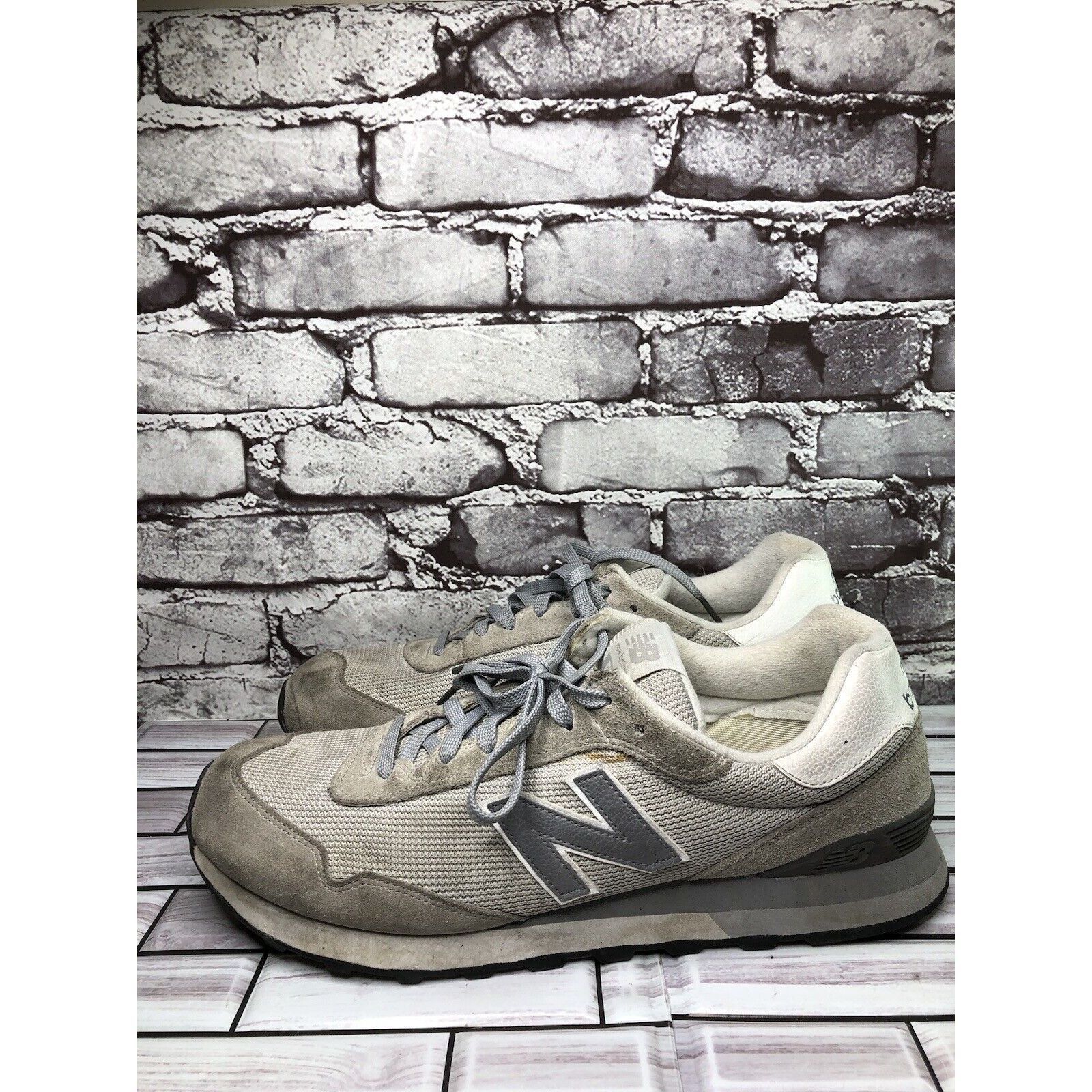 New Balance New Balance 515 Gray Synthetic Classic Lace Up Running Shoes Size US 14 / EU 47 - 10 Thumbnail