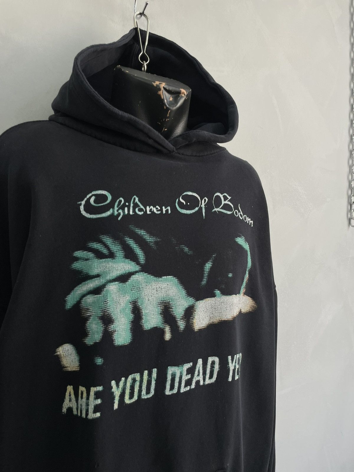 Band Tees Rare Children of Bodom 90s hoodie Graphic Zip Up faded Size US L / EU 52-54 / 3 - 3 Thumbnail