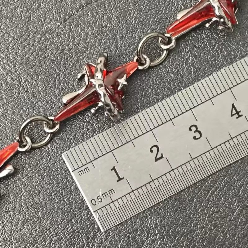 Jewelry Four Pointed Star Pants Waist Chain Size ONE SIZE - 8 Thumbnail