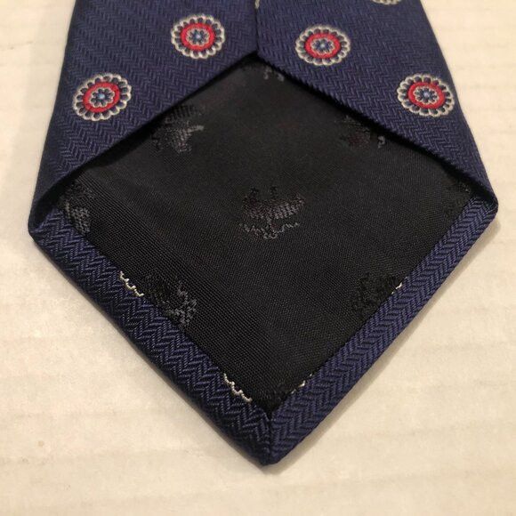 Brooks Brothers brooks brothers men's new navy 100%silk tie 3 1/4" X 59" Size ONE SIZE - 3 Thumbnail