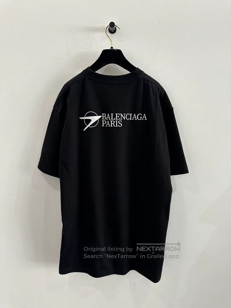 Balenciaga Balenciaga Pointer Letter Logo Embroidered Black Short Sle Size US S / EU 44-46 / 1 - 1 Thumbnail