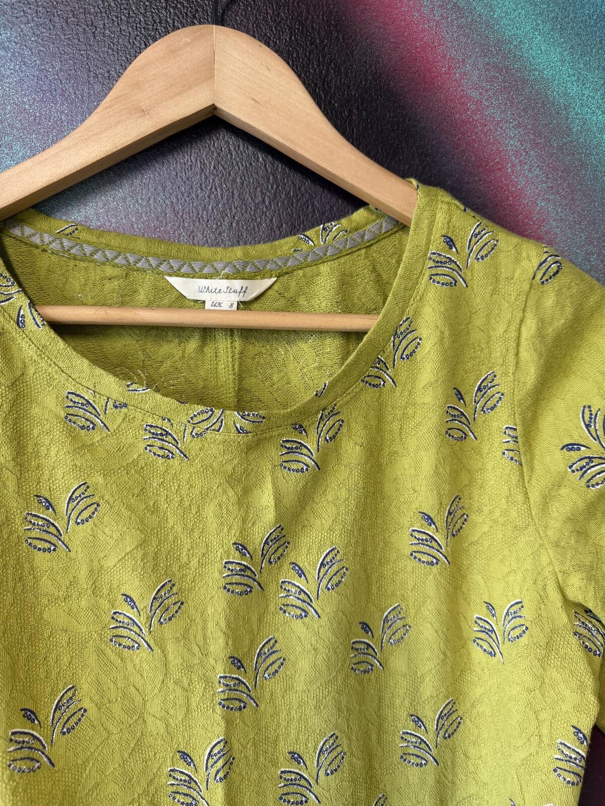 Other White stuff green floral top in size 8 Size S / US 4 / IT 40 - 2 Thumbnail