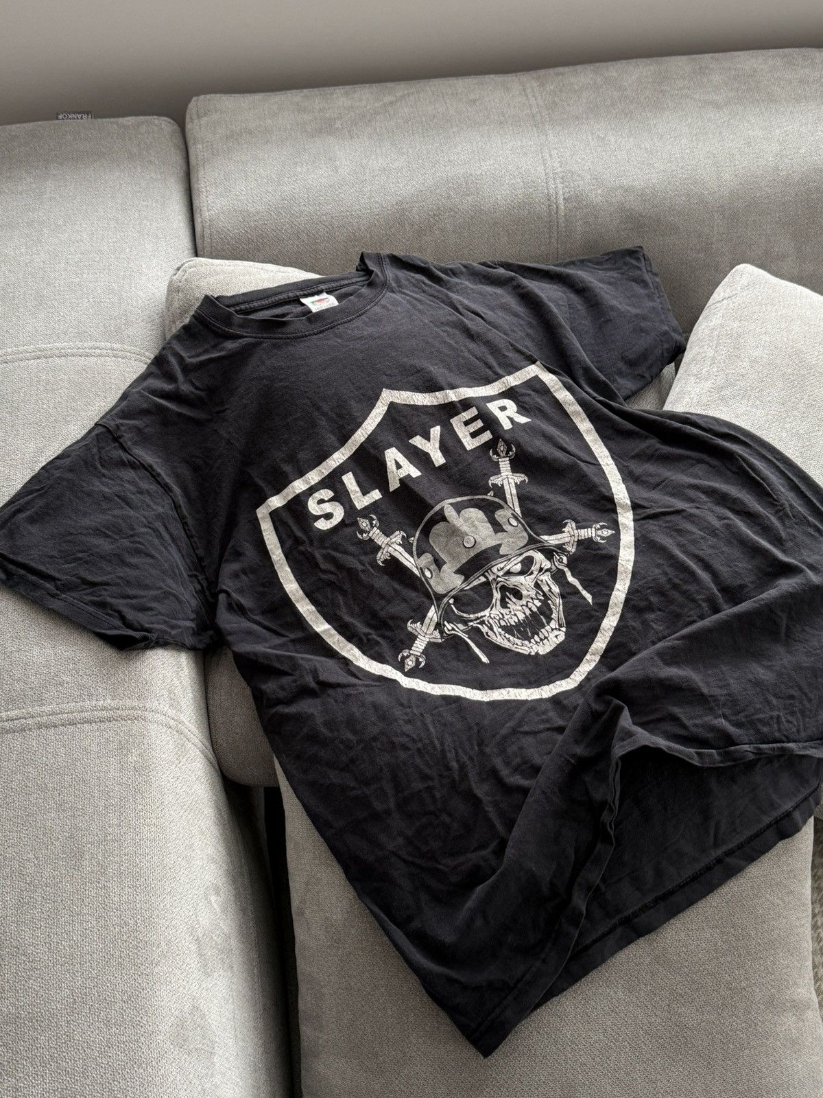 Vintage Slayer 2000s Raiders Rock T-Shirt