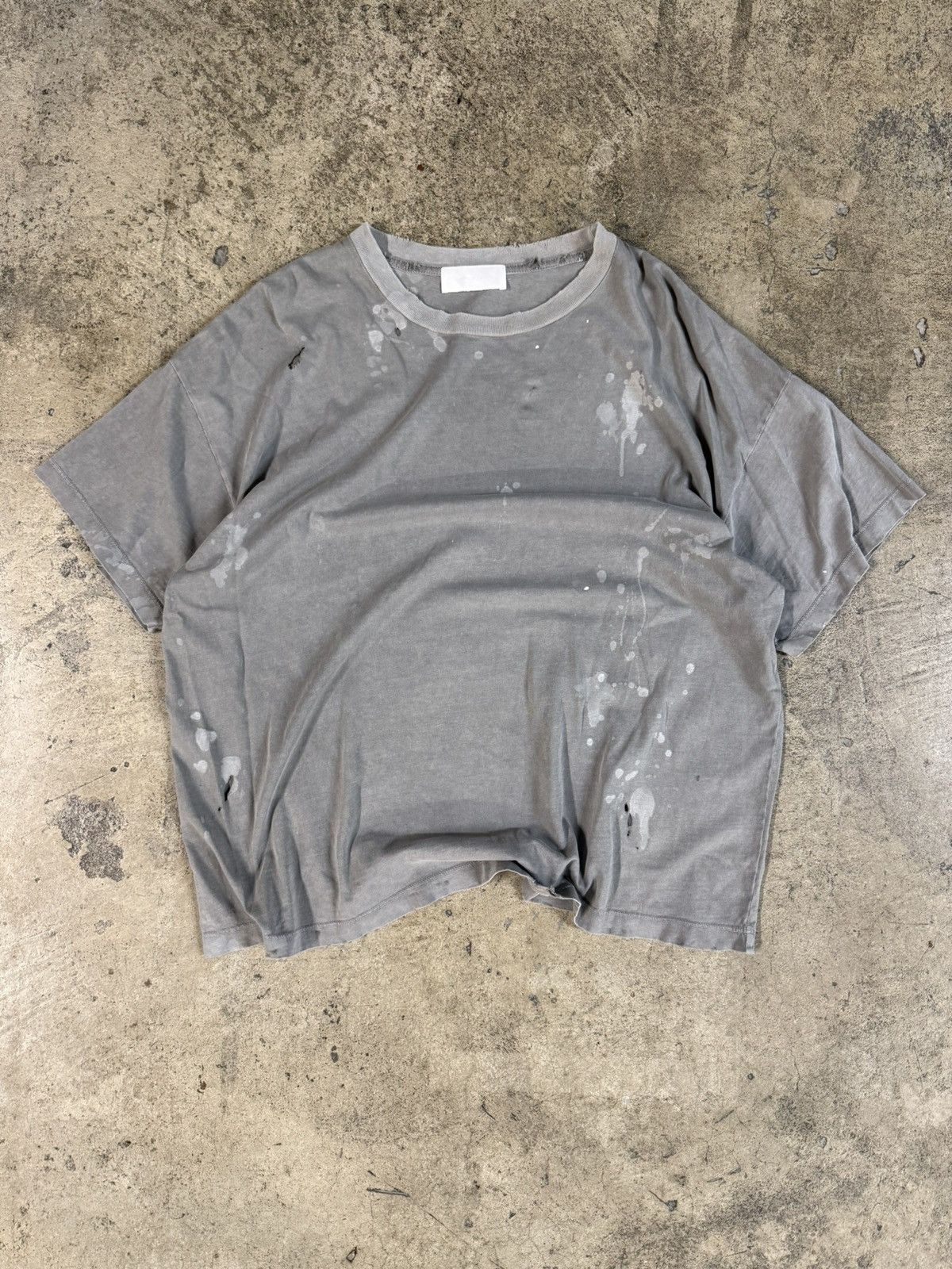 ALEXANDER DIGENOVA Alexander Digenova Light Grey Bleach Tee Size US L / EU 52-54 / 3 - 1 Thumbnail