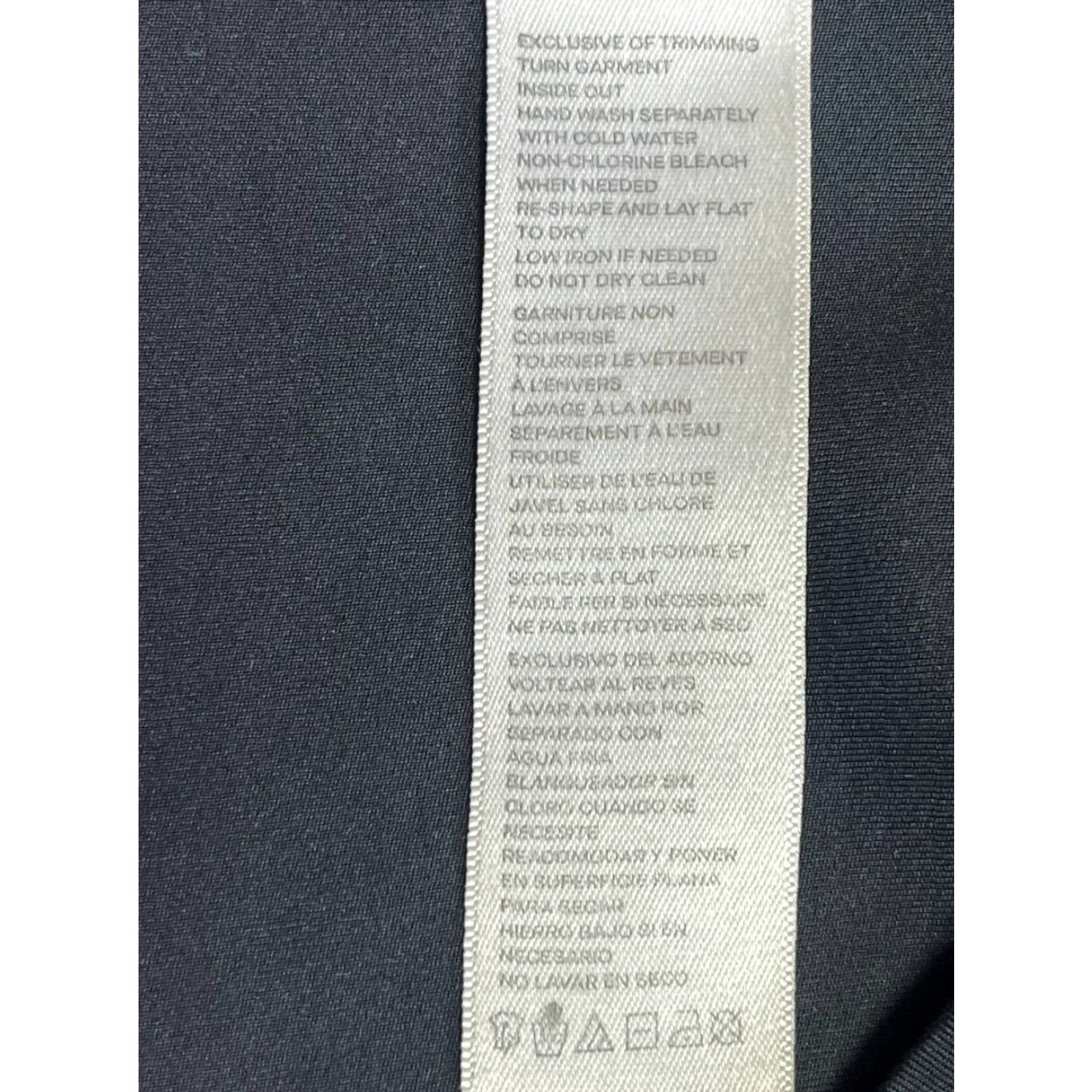 Good American GOOD AMERICAN Leggings Corset Seam Black Compression Size 0 Womens Fit Size XS / US 0-2 / IT 36-38 - 7 Thumbnail