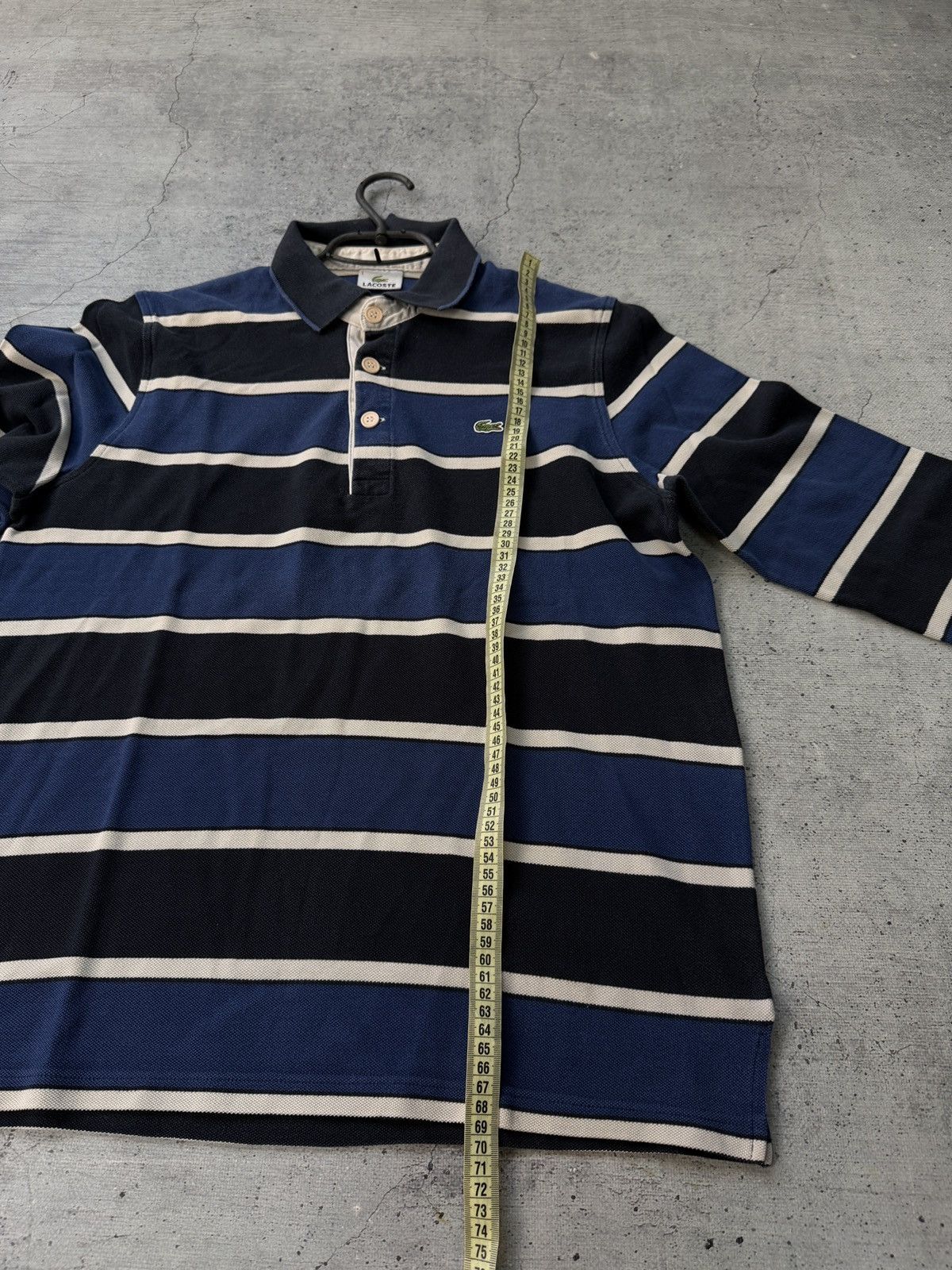 Lacoste Lacoste longsleeve striped rugby polo Size US L / EU 52-54 / 3 - 7 Thumbnail