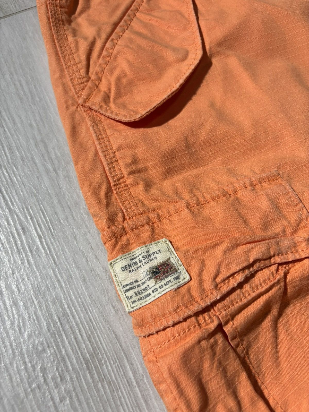 Denim & Supply Ralph Lauren Denim Supply Ralph Lauren Cargo Shorts Peach Colour Size US 38 / EU 54 - 3 Thumbnail