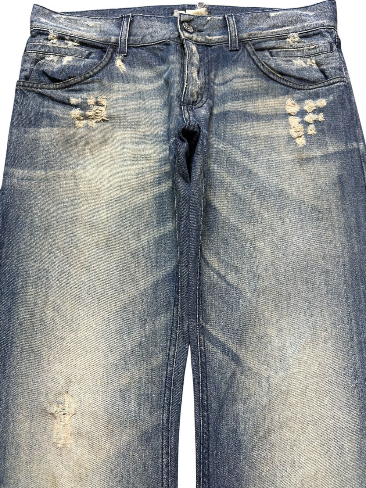 Dolce & Gabbana Vintage Dolce&Gabbana Mudwash Grunge Distressed Denim Size US 33 - 2 Thumbnail