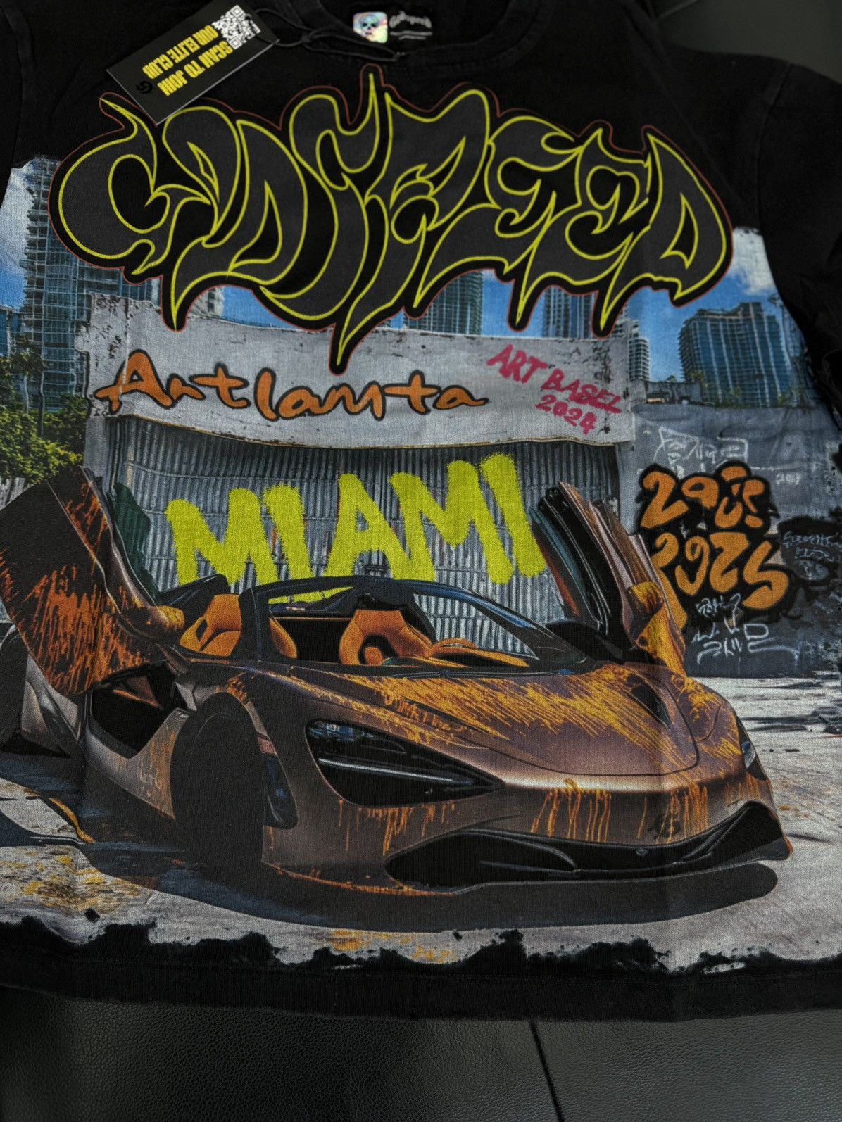 Godspeed Godspeed Miami Lambo Tee Shirt Size M (NEW) Size US M / EU 48-50 / 2 - 5 Thumbnail