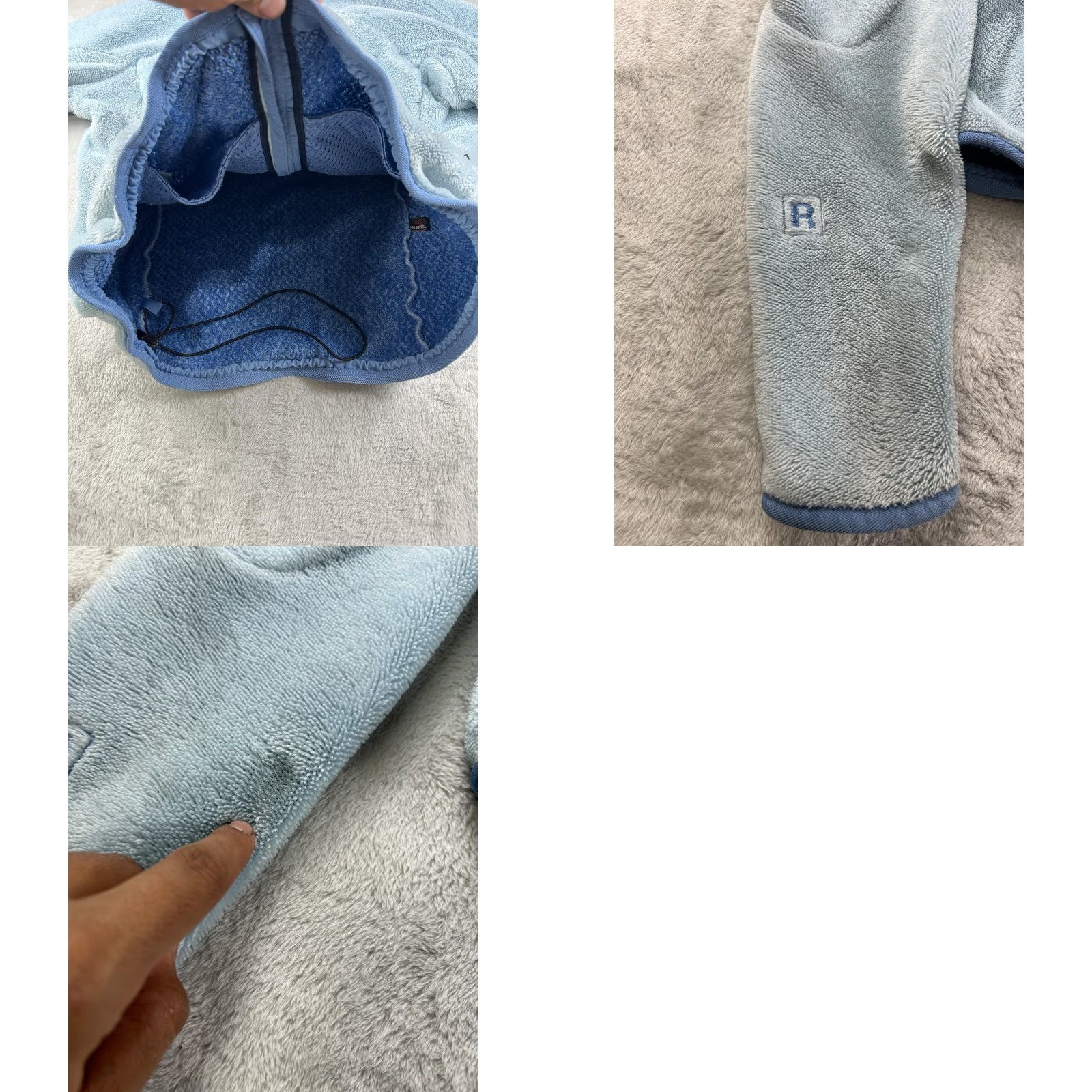 Patagonia Patagonia Jacket R4 Womens Medium Light Blue Polartec Full Zip Fleece Size M / US 6-8 / IT 42-44 - 9 Thumbnail