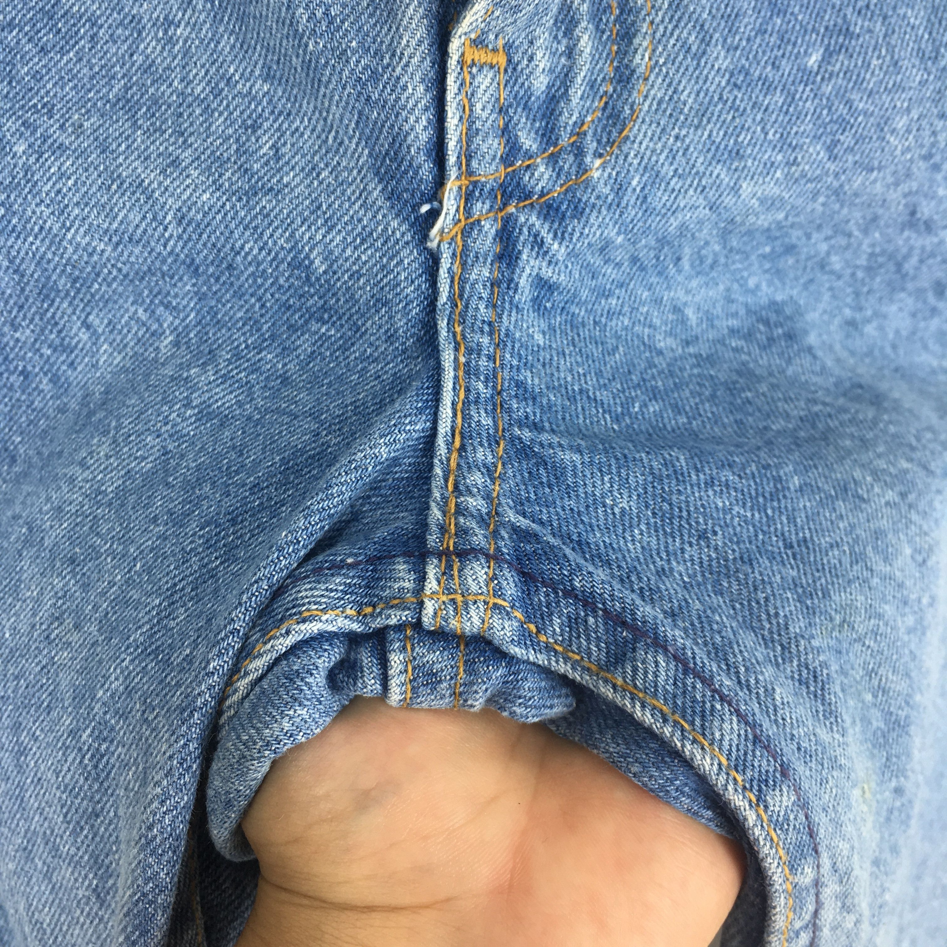Levi's Size 25x34 Vintage 90s Levi's 505 Faded Blue Jeans S224 Size 25" / US 0 / IT 36 - 7 Thumbnail