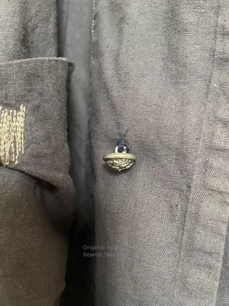 Greg Lauren Greg Lauren Cotton Linen Patchwork Men's Artisan Cardigan Size US M / EU 48-50 / 2 - 5 Thumbnail