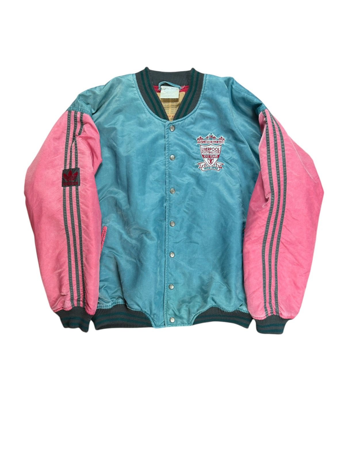 Adidas Liverpool 1992/93 Bomber Jacket Size US L / EU 52-54 / 3 - 1 Thumbnail