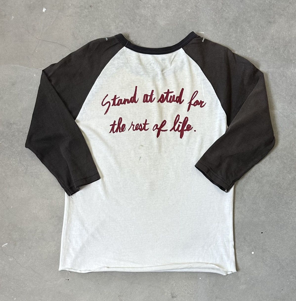 Japanese Brand VINTAGE THE STALLIONS PUNK Y2K MOOD PRINT Size US S / EU 44-46 / 1 - 6 Thumbnail