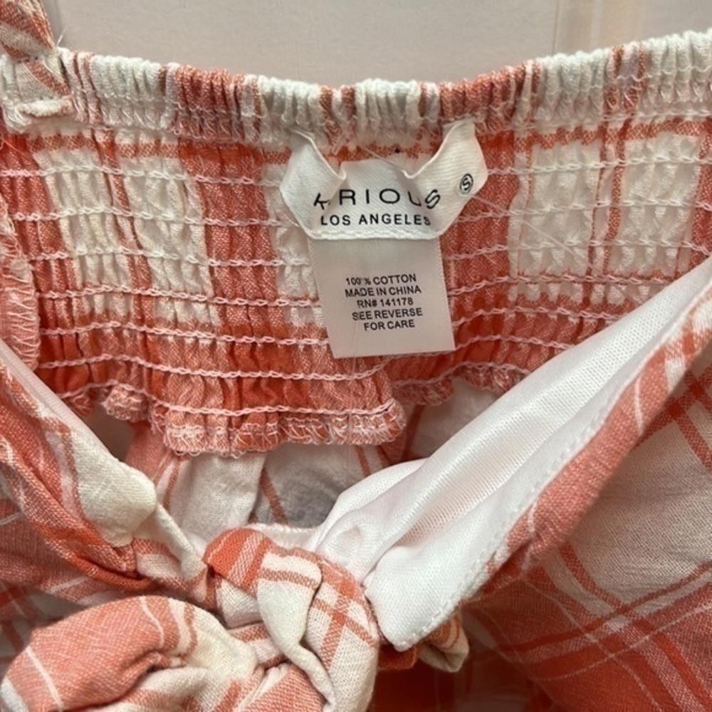 Designer Kirious plaid bow tie front tank top, cropped Size S / US 4 / IT 40 - 4 Thumbnail