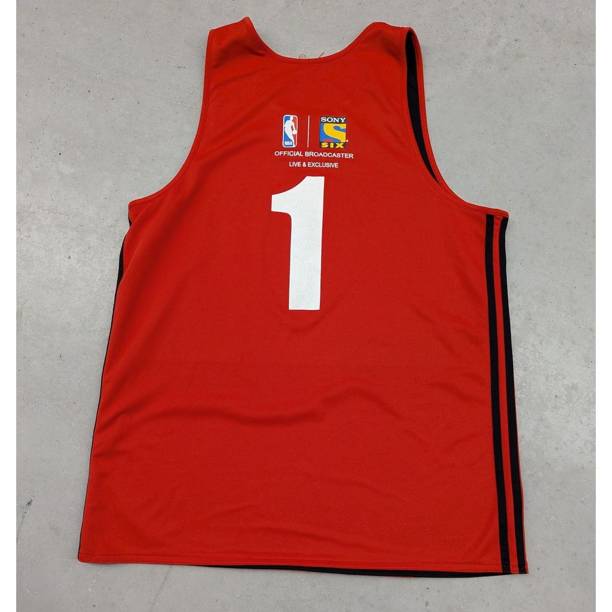 Adidas × NBA × Sony Adidas NBA Jam Sony Six Broadcaster reversible jersey Size US L / EU 52-54 / 3 - 5 Thumbnail