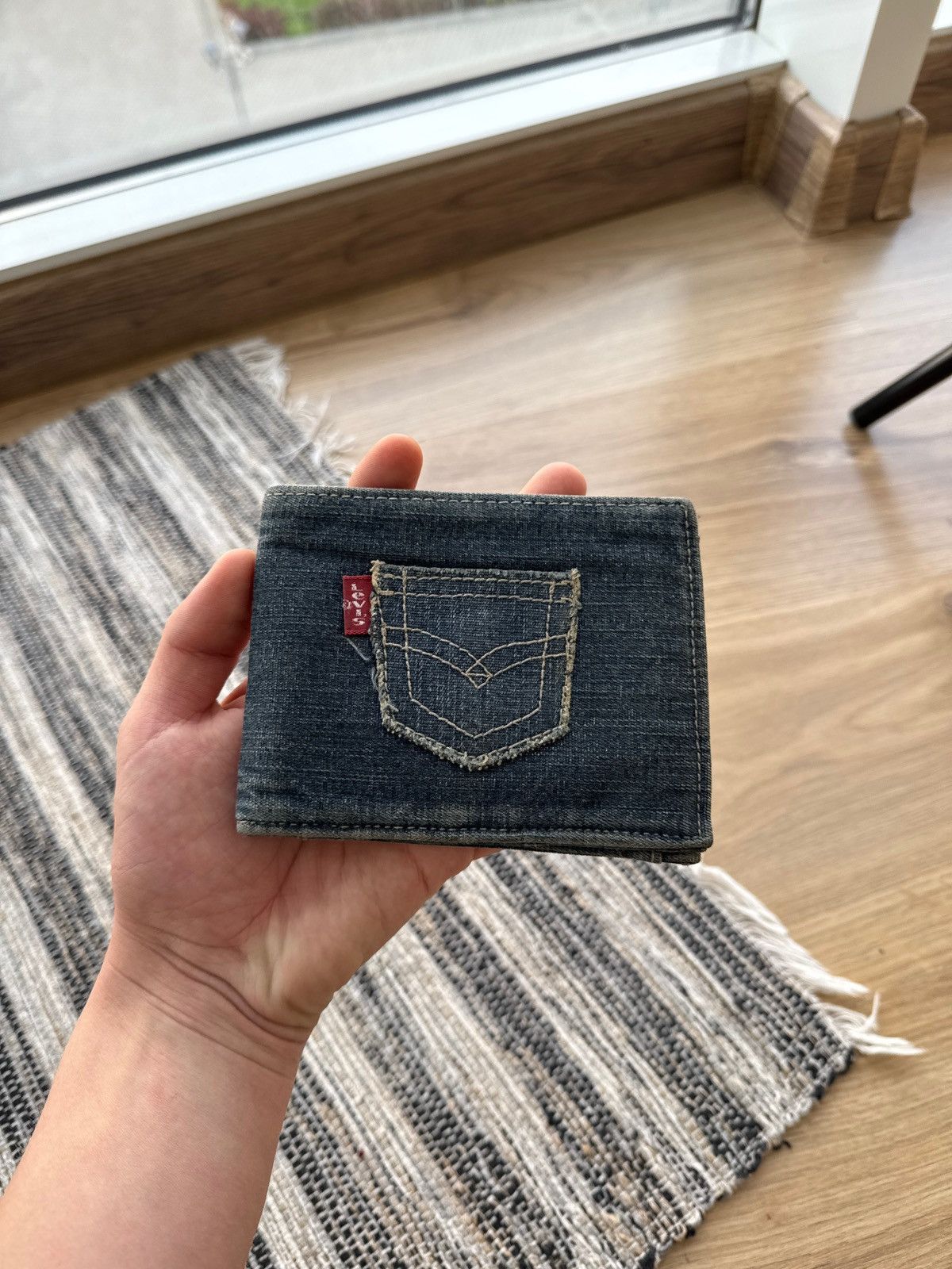 Levi's × Vintage Vintage Levis Red Tab Accessories 90s RARE denim Wallet Size ONE SIZE - 2 Thumbnail