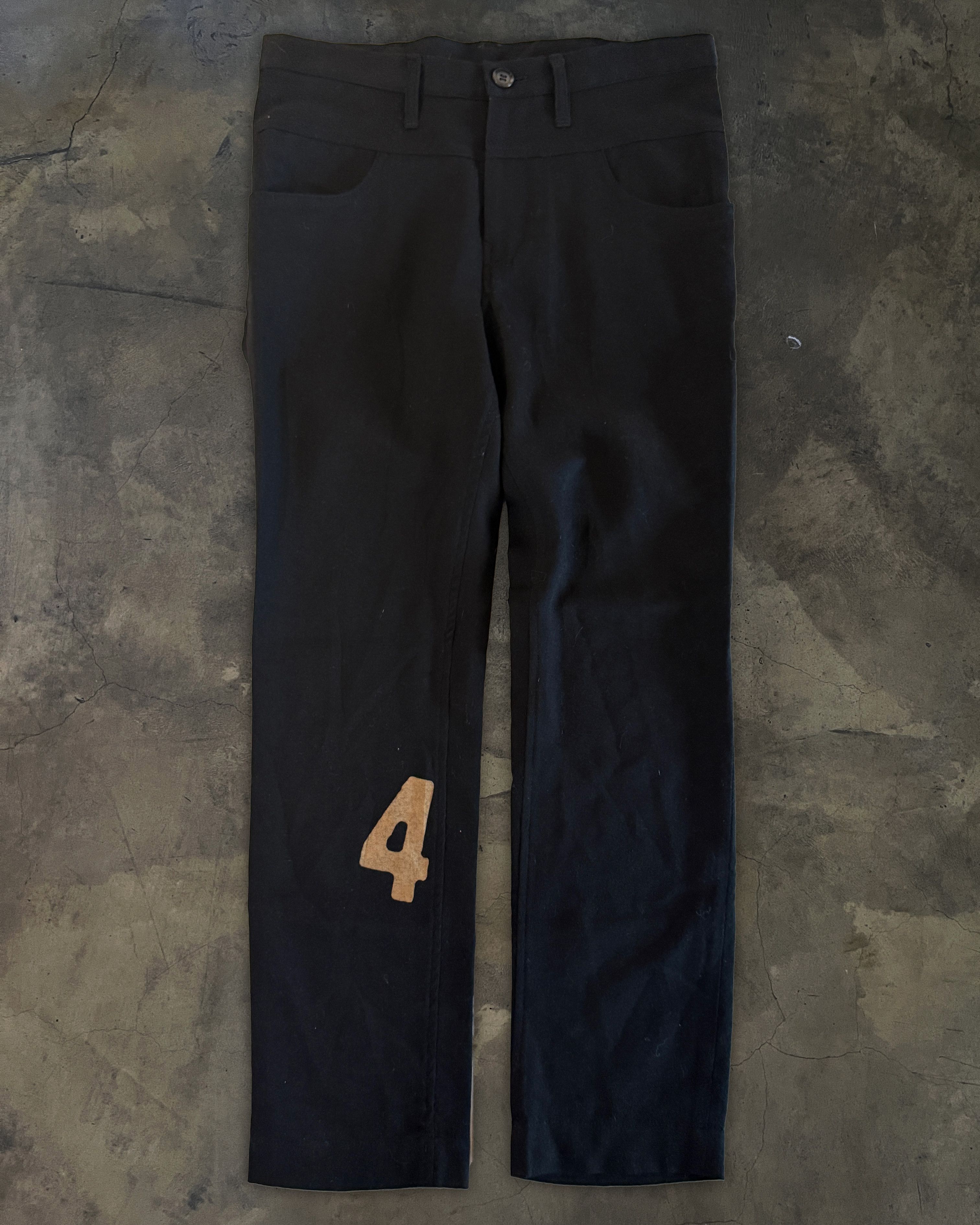 Yohji Yamamoto Y's AW2010 NUMBER 4 PRINT WOOL PANT Size US 29 - 1 Thumbnail