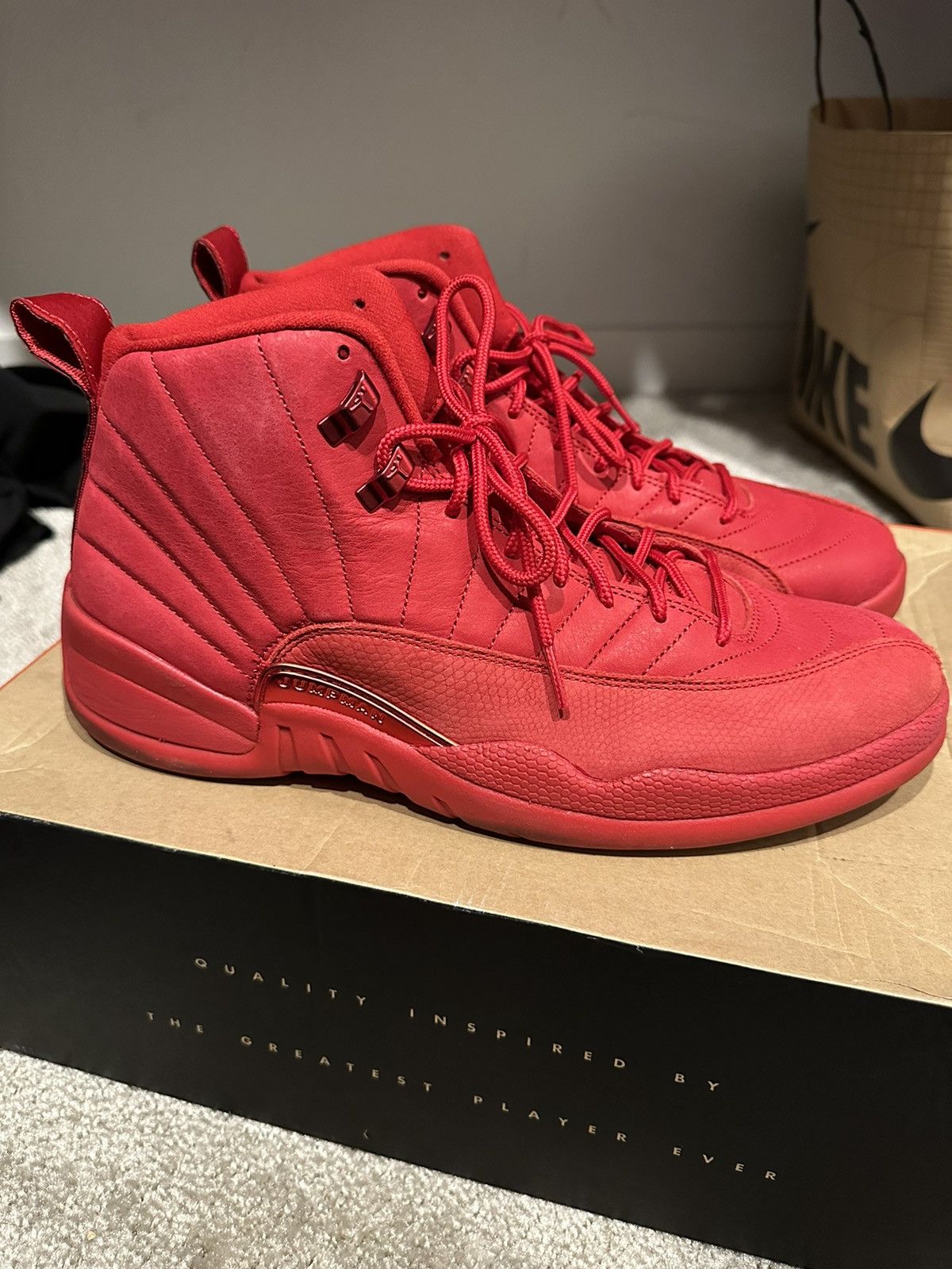 Jordan Brand Jordan 12 Gym Red Size US 12 / EU 45 - 1 Thumbnail