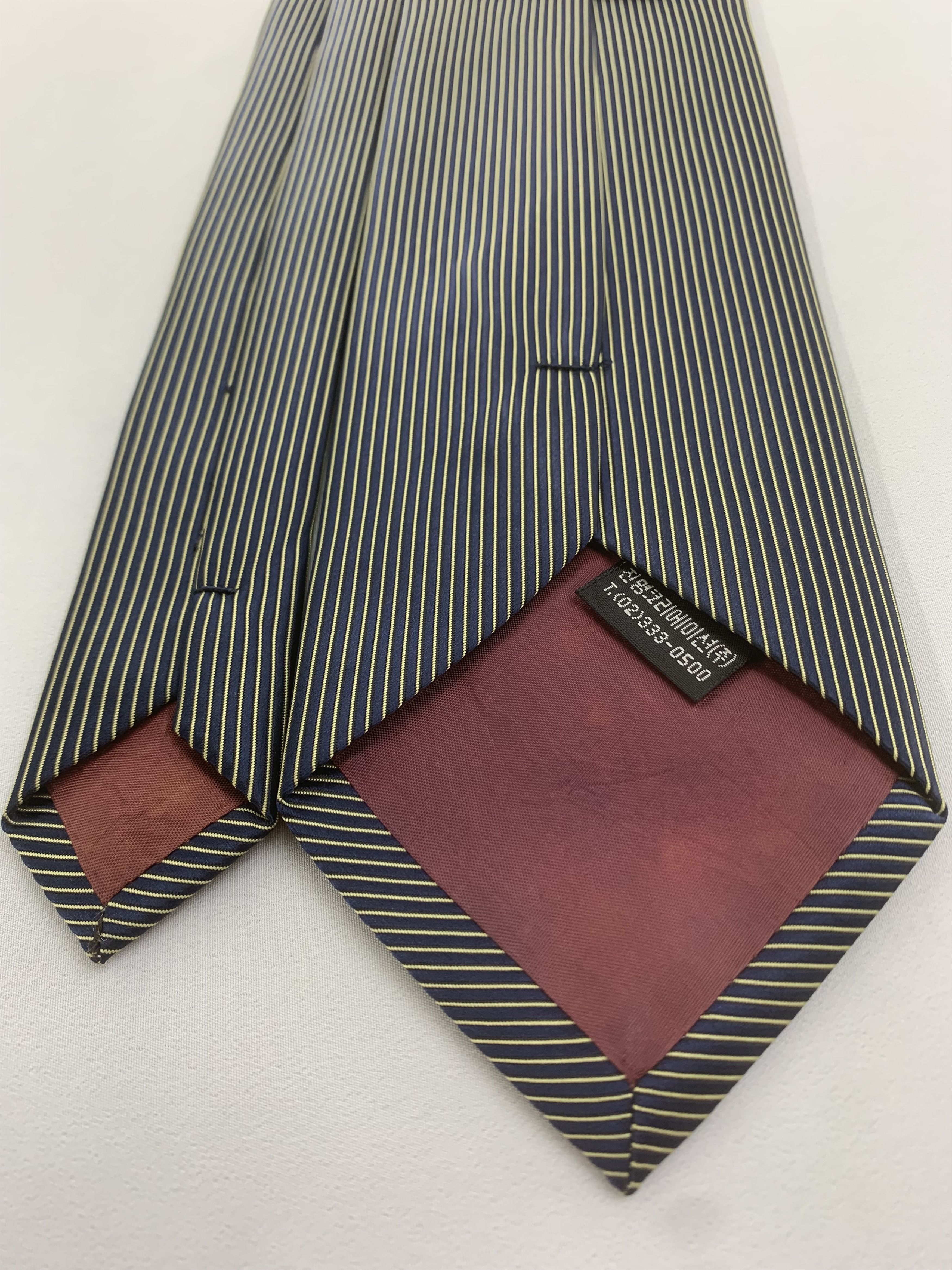 Kansai Yamamoto Kansai Yamamoto silk tie black striped NT1003 Size ONE SIZE - 5 Thumbnail