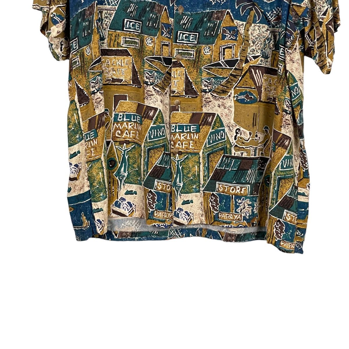 Vintage Vintage Kahala Village Vibe AOP Rayon Shirt Size US XL / EU 56 / 4 - 5 Thumbnail