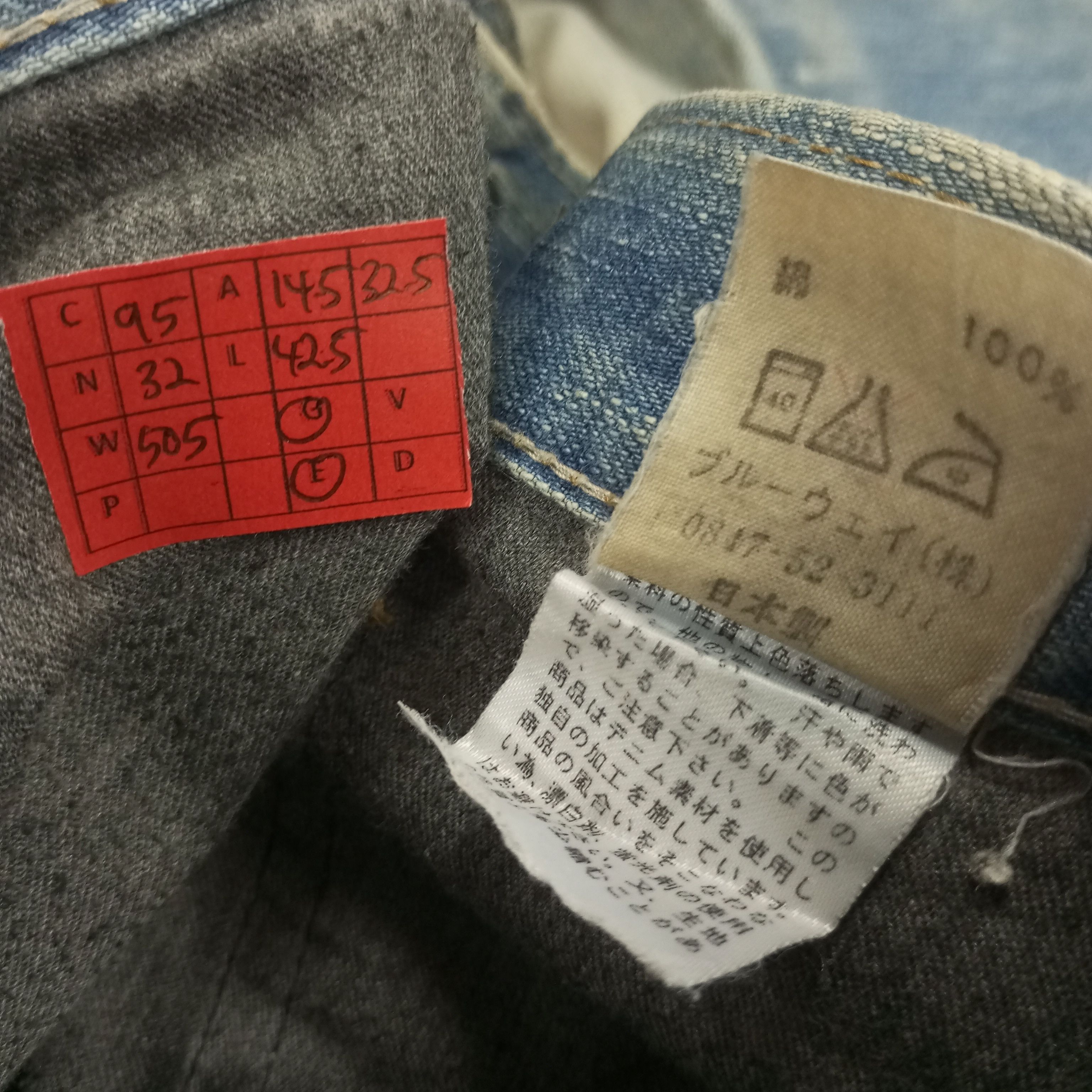 Japanese Brand Blue Way Japanese Brand Fashion Style Distressed Jeans Size US 29 - 13 Thumbnail