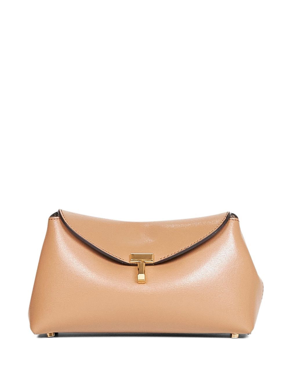 Toteme T-LOCK MINI LEATHER CLUTCH Size ONE SIZE - 1 Thumbnail