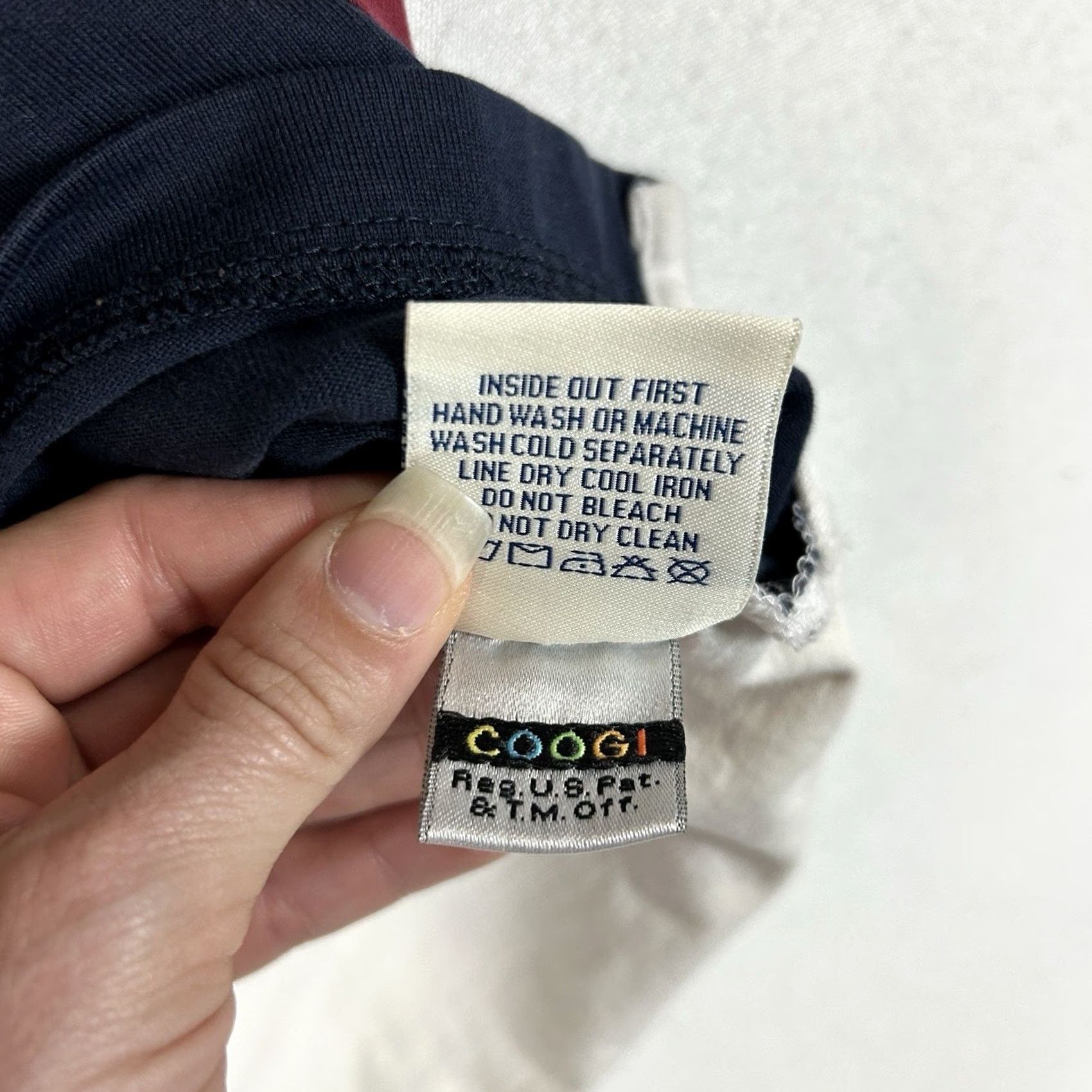 Coogi Coogi Short Sleeve T-shirt Men XL Colorblock Crew Neck Multicolor Embroidered Tee Top Size US XL / EU 56 / 4 - 7 Thumbnail