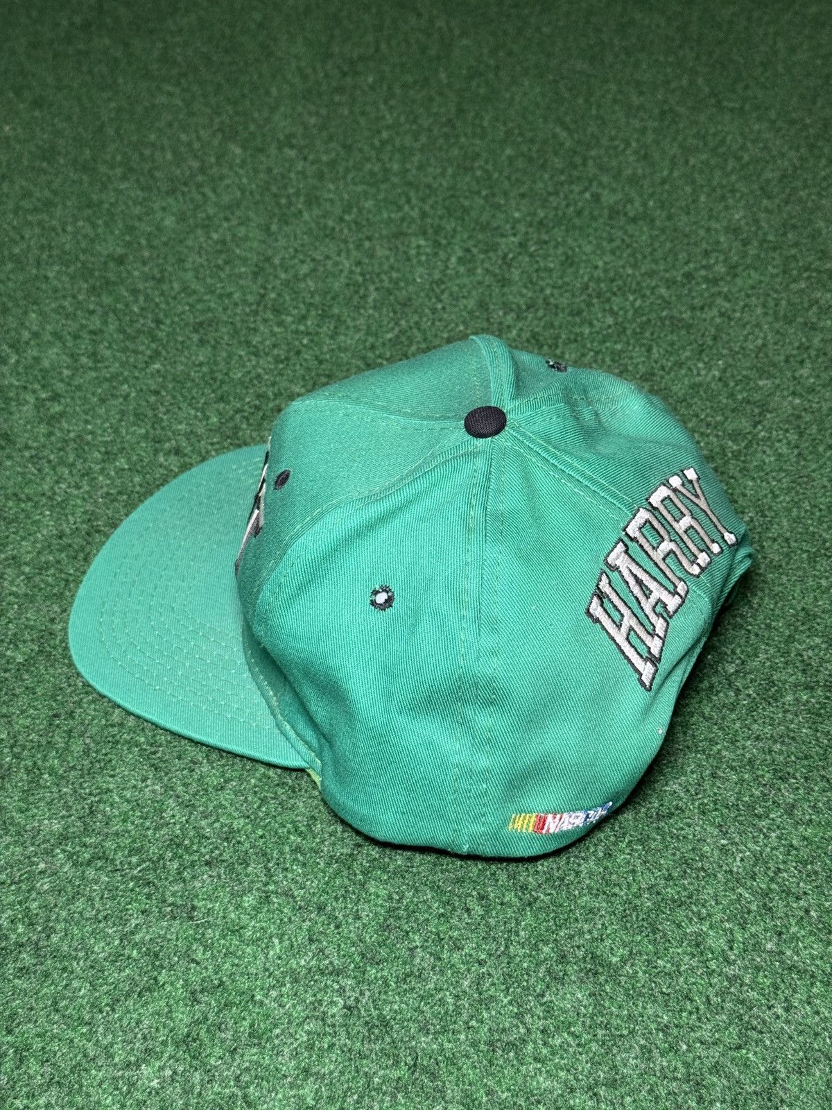 Vintage 90s Harry Gant Nascar Kelly Green Saint Patricks Day Hat Size ONE SIZE - 3 Thumbnail