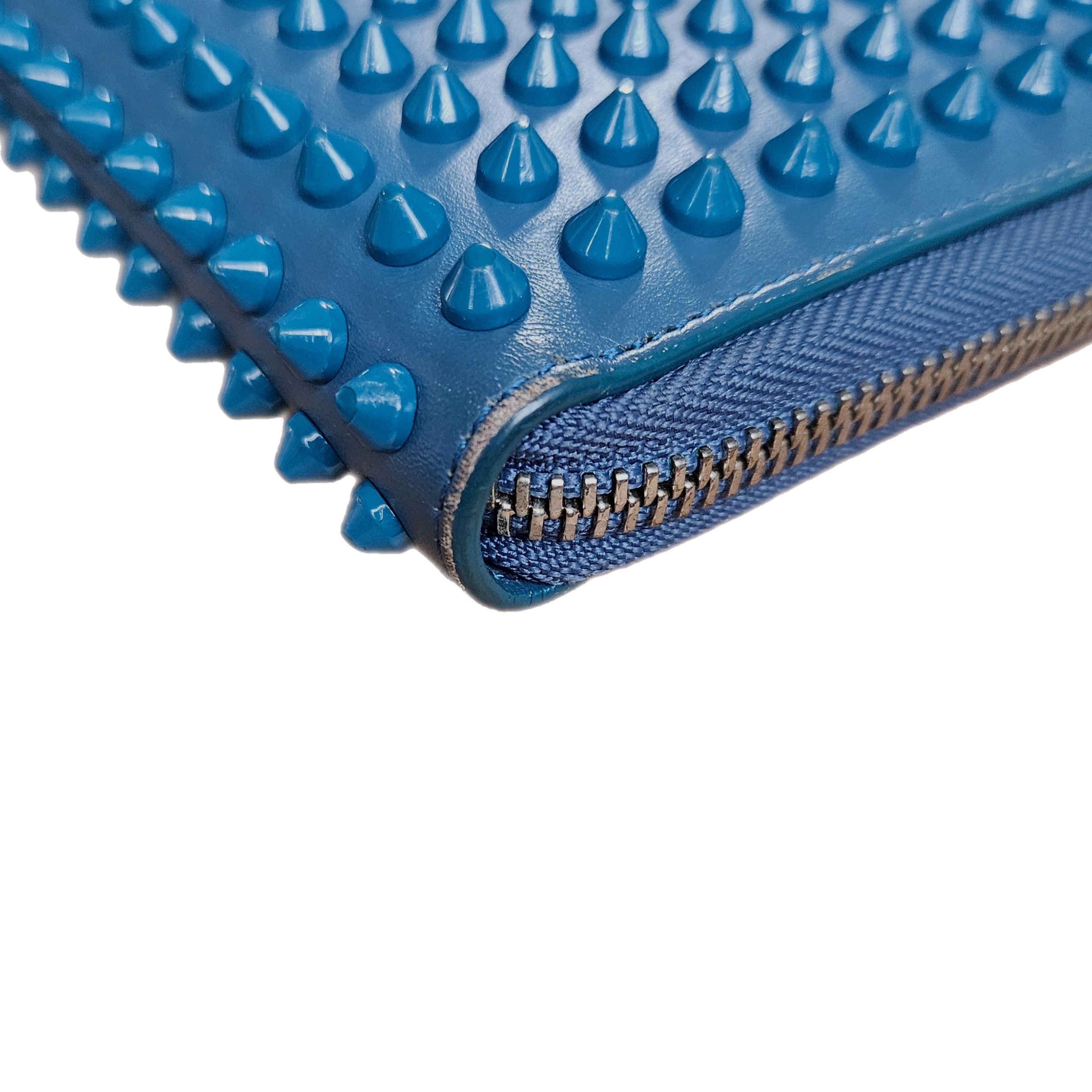 Christian Louboutin Christian Louboutin Ocean Blue Panettone Long Wallet w/ Box Size ONE SIZE - 4 Thumbnail