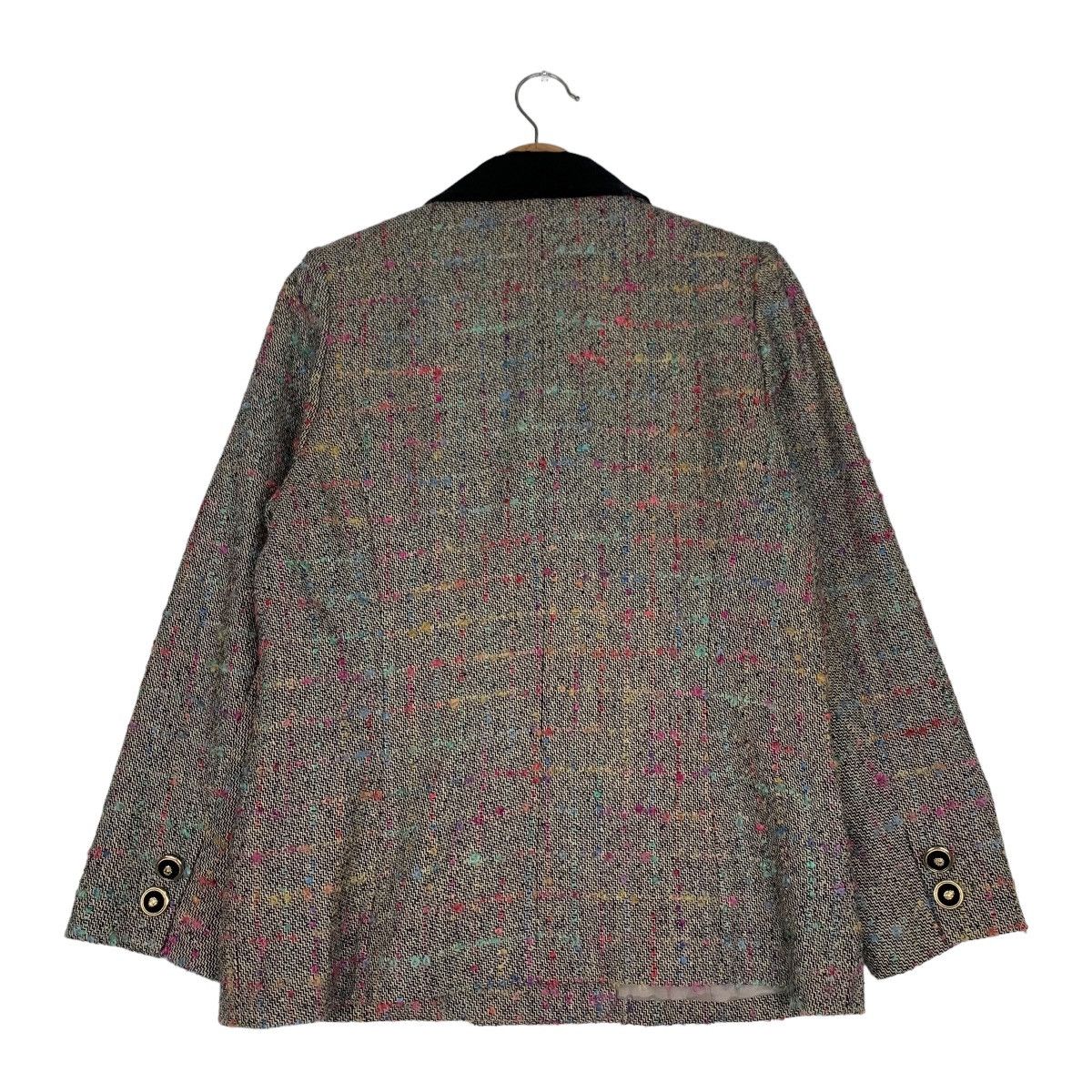 Hardy Amies HARDY AMIES Boutique Double Breasted Tweed Jacket #0393-C18 Size M / US 6-8 / IT 42-44 - 7 Thumbnail