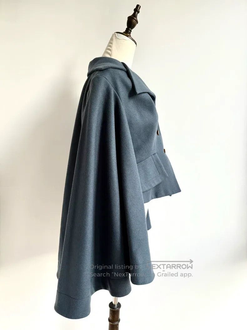Vivienne Westwood Vivienne Westwood Vintage Morandi gray blue cloak coat Size L / US 10 / IT 46 - 5 Thumbnail