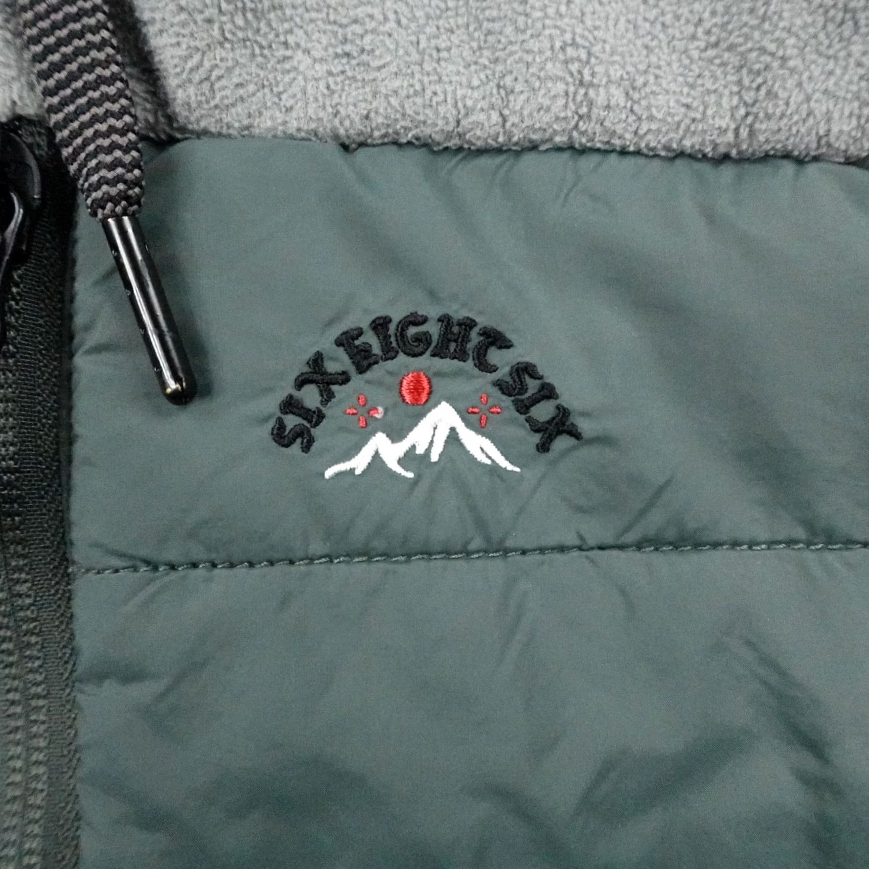 686 686 Mens Large Gray Hybrid Puffer Fleece Hoodie Full Zip Jacket Snowboarding Size US L / EU 52-54 / 3 - 3 Thumbnail