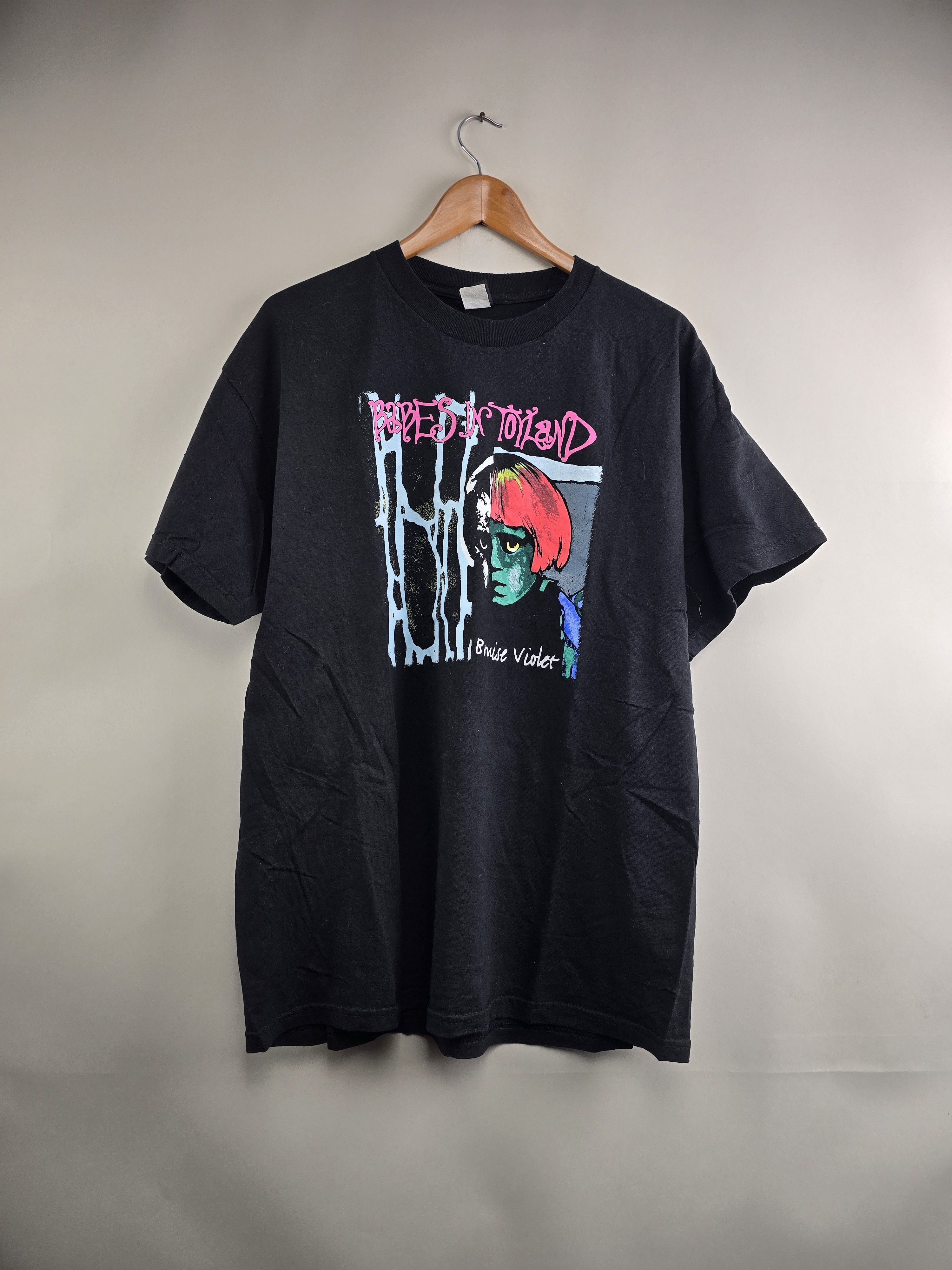 Band Tees × Vintage 90s Babes in toyland Bruise Violet XL 23" 30" Size US XL / EU 56 / 4 - 5 Thumbnail